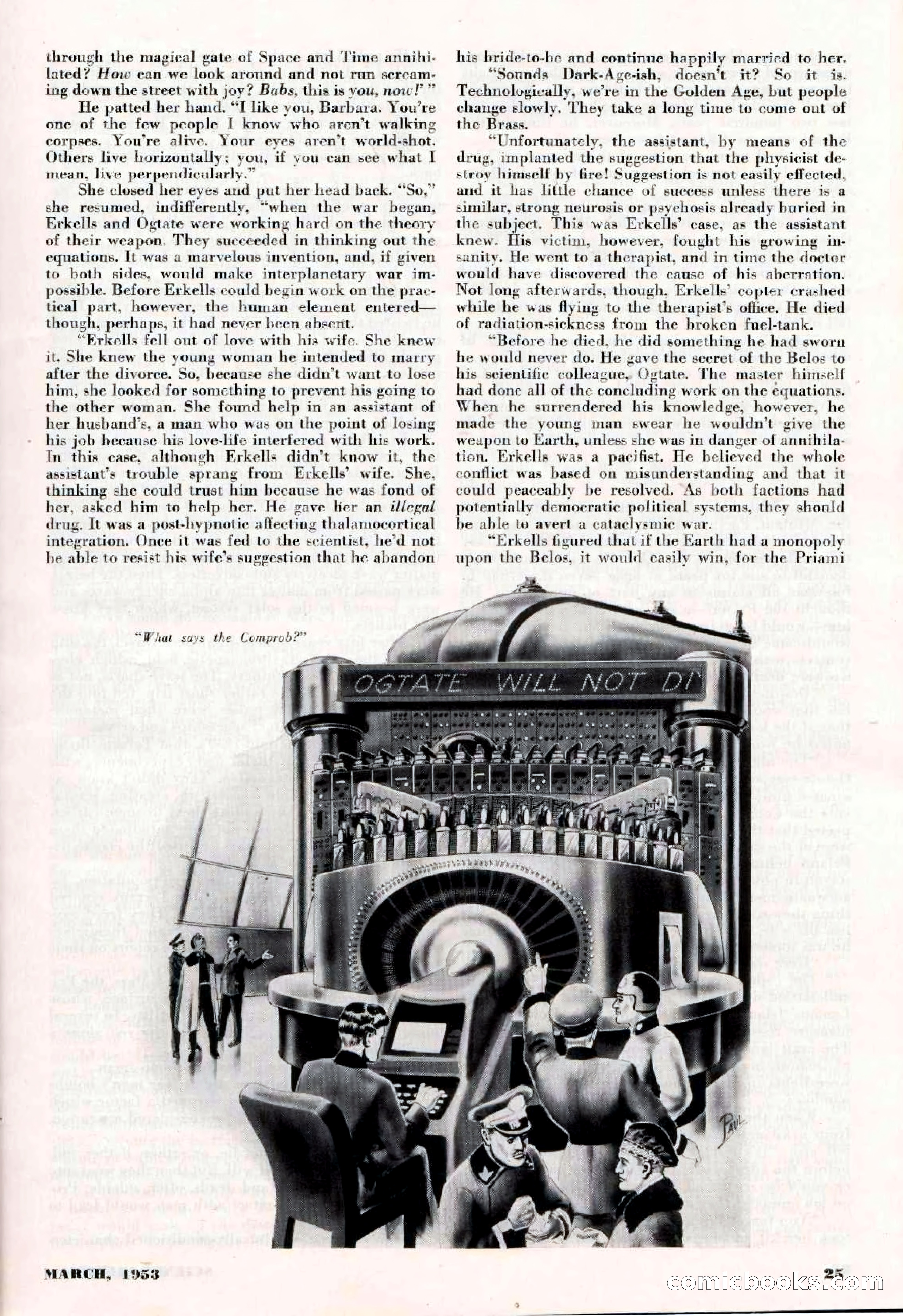 Science-Fiction Plus, March 1953 — page 25 of 68