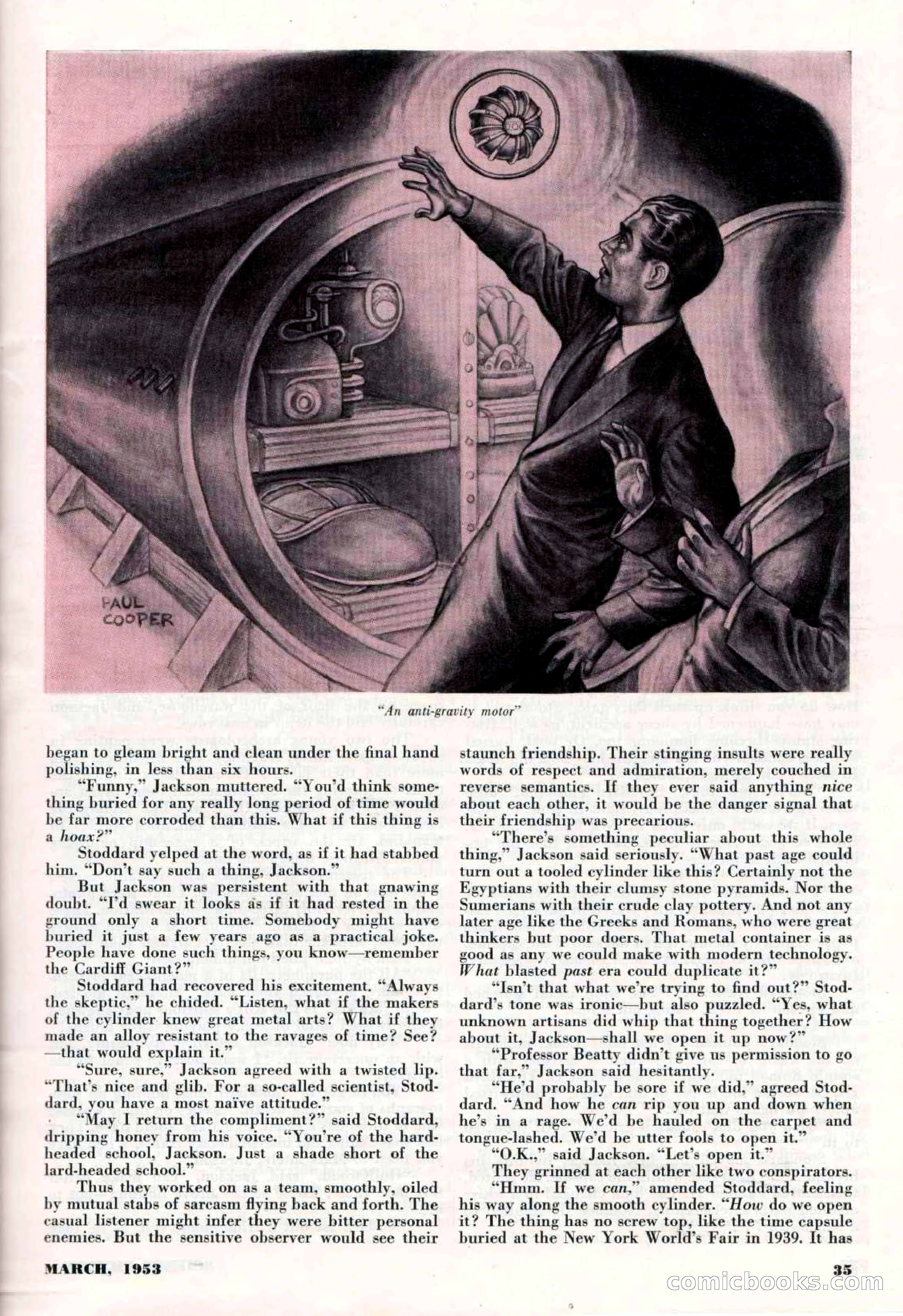 Science-Fiction Plus, March 1953 — page 35 of 68
