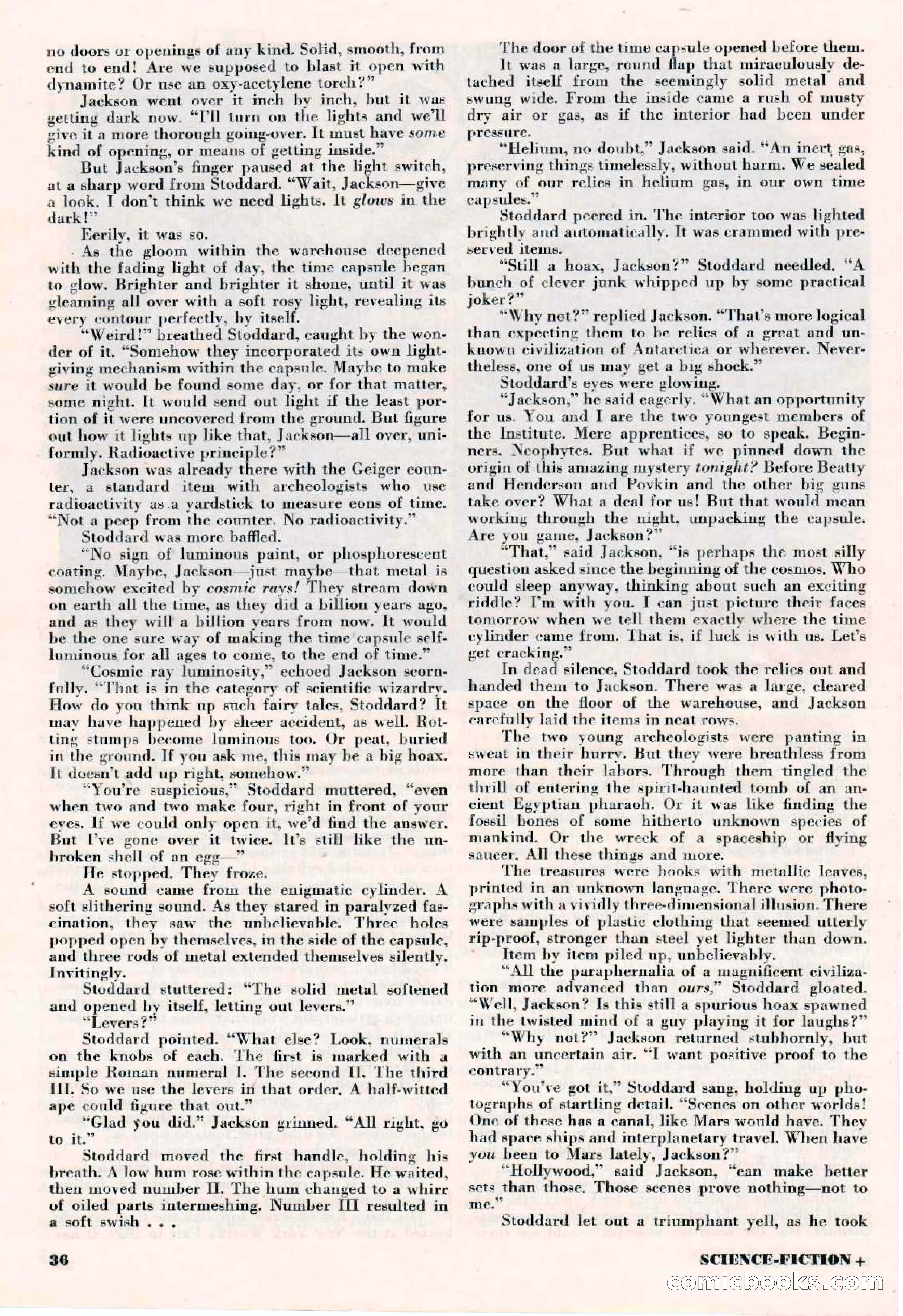 Science-Fiction Plus, March 1953 — page 36 of 68