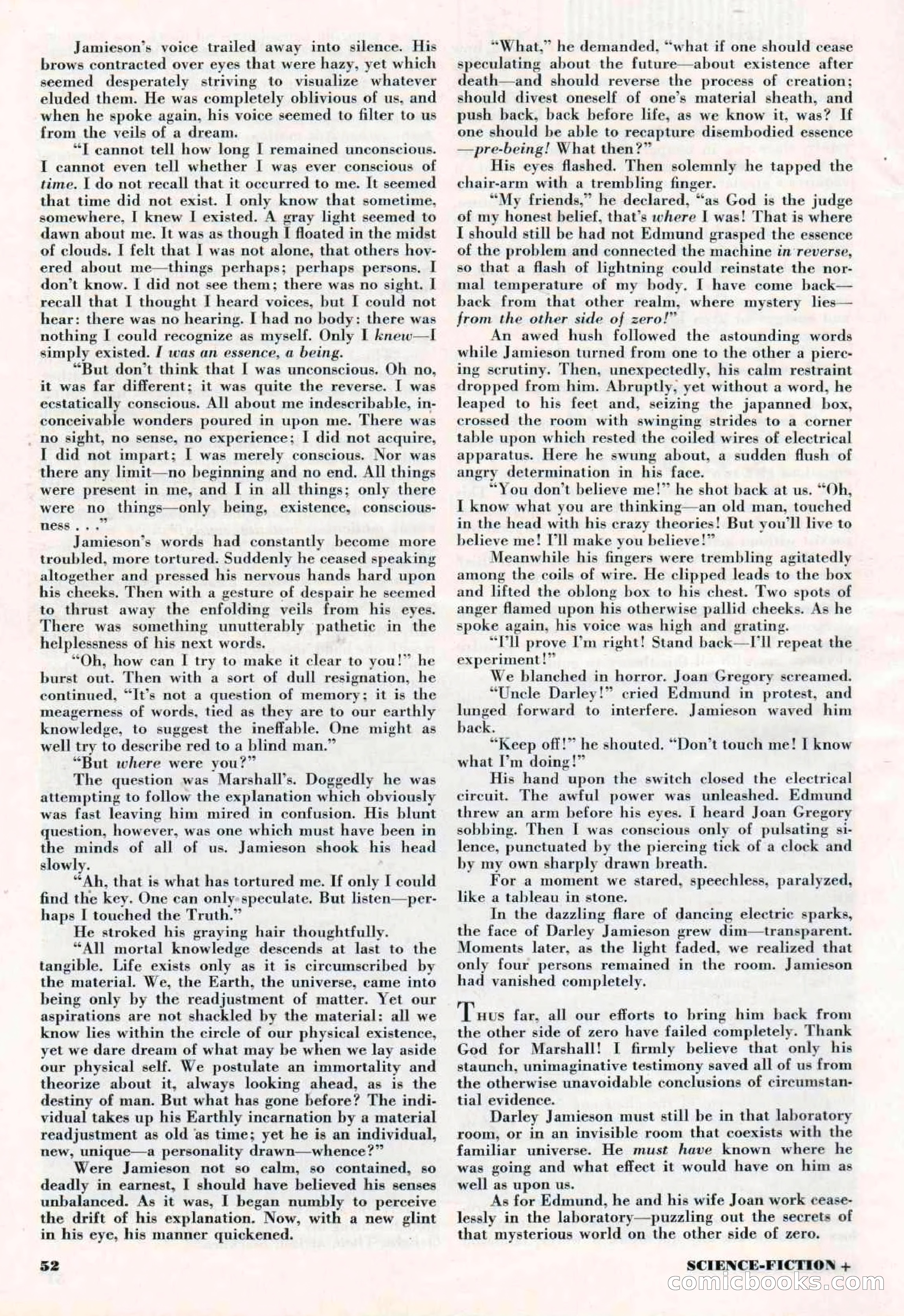 Science-Fiction Plus, March 1953 — page 52 of 68