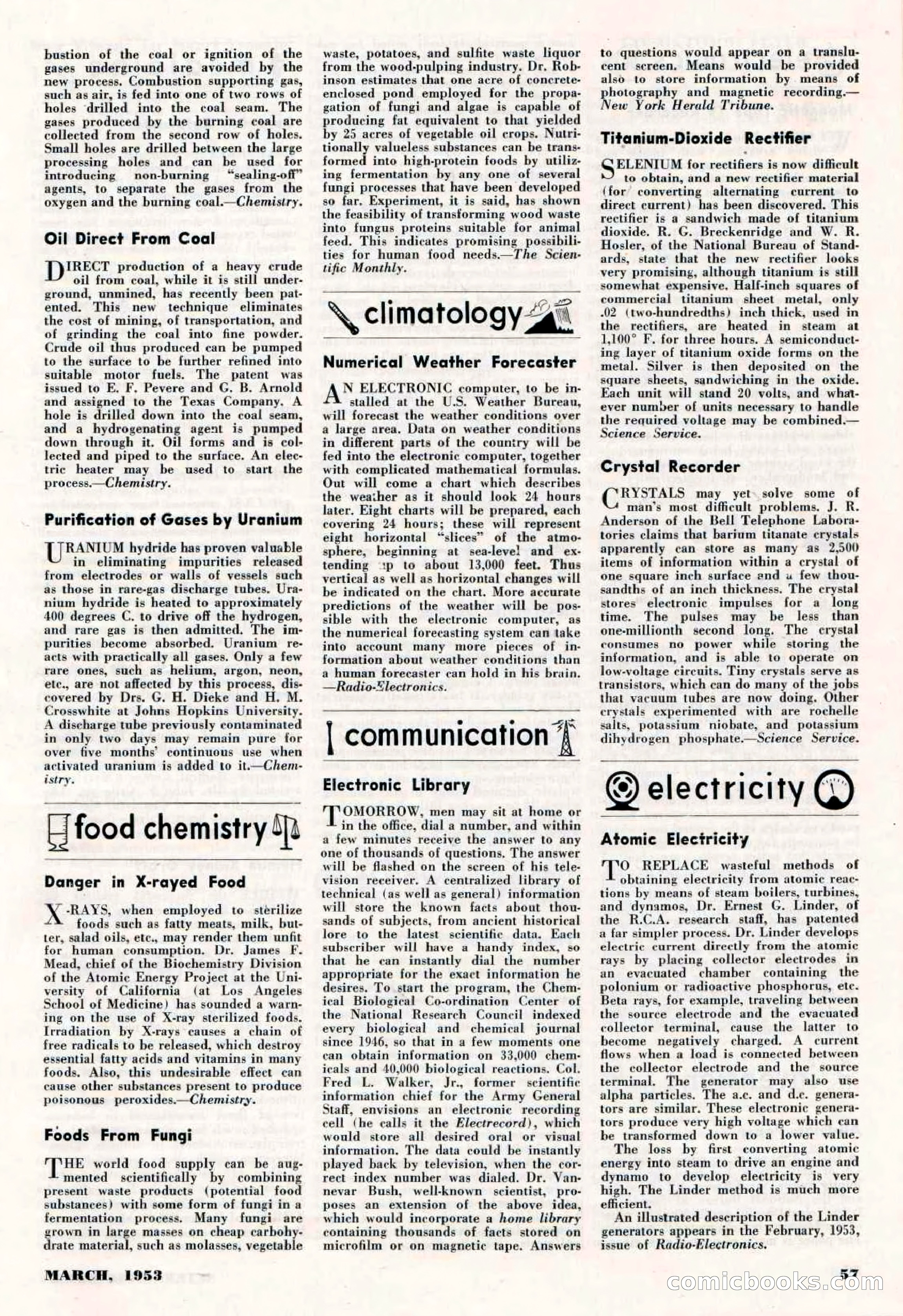 Science-Fiction Plus, March 1953 — page 57 of 68