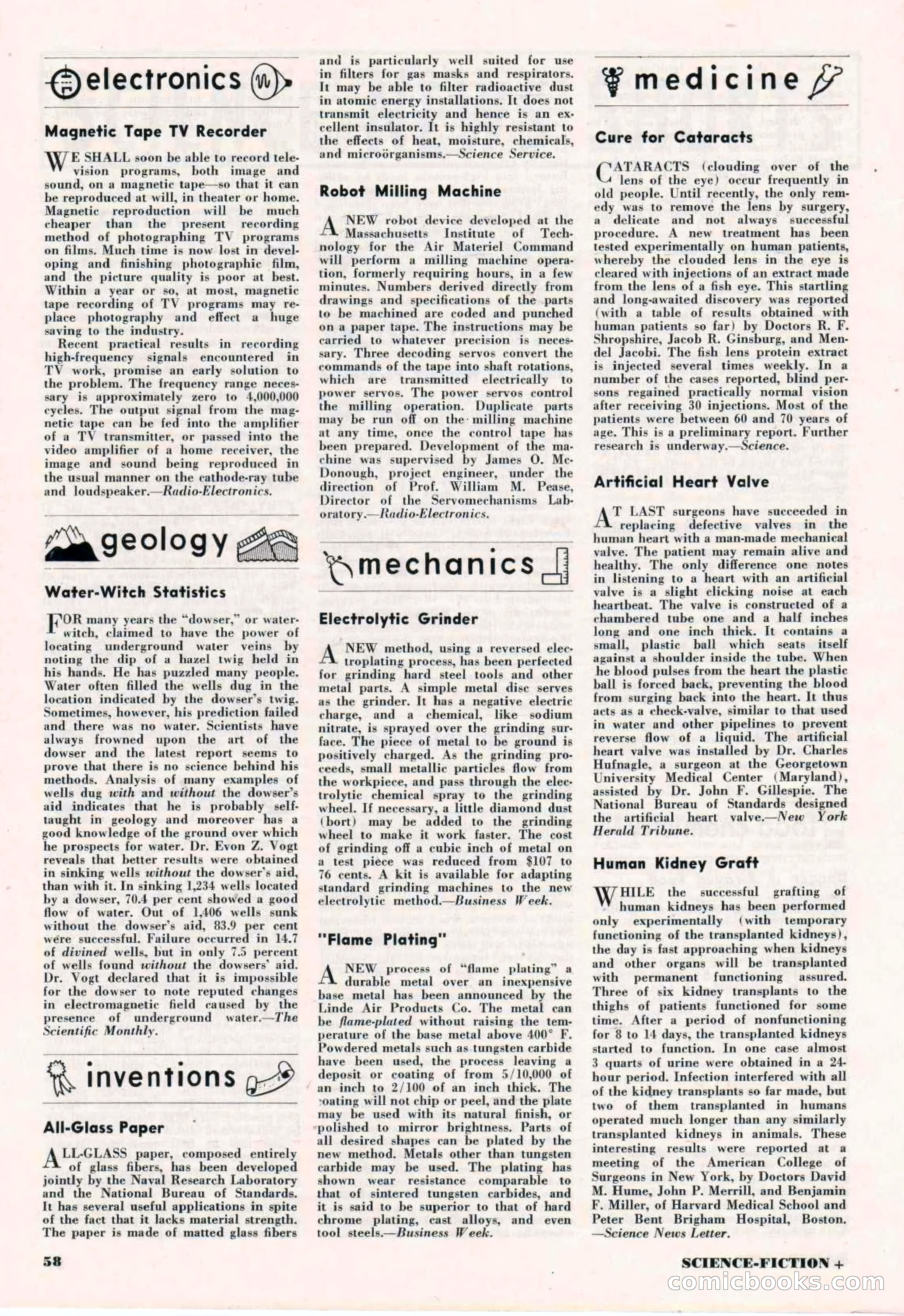 Science-Fiction Plus, March 1953 — page 58 of 68