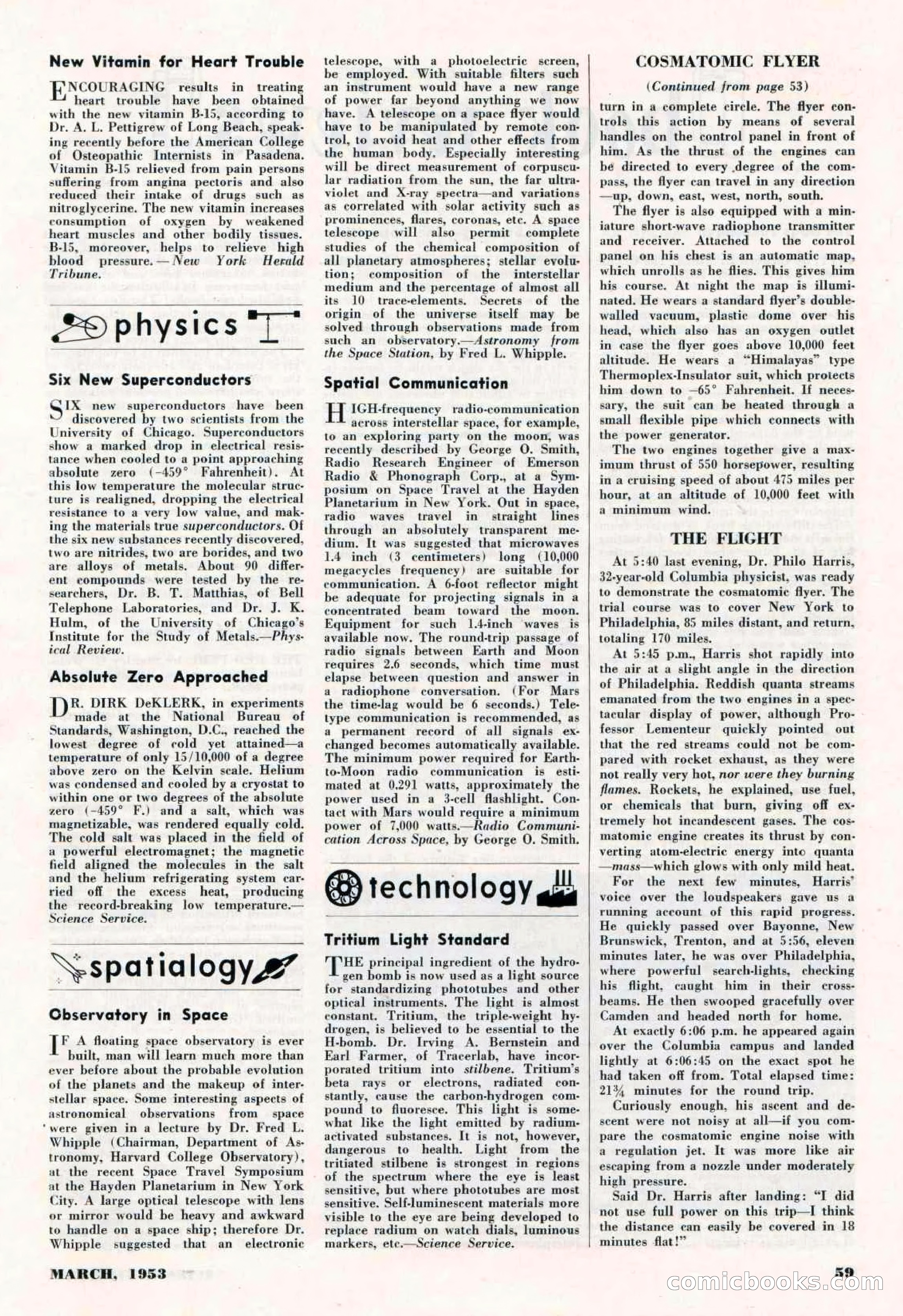 Science-Fiction Plus, March 1953 — page 59 of 68