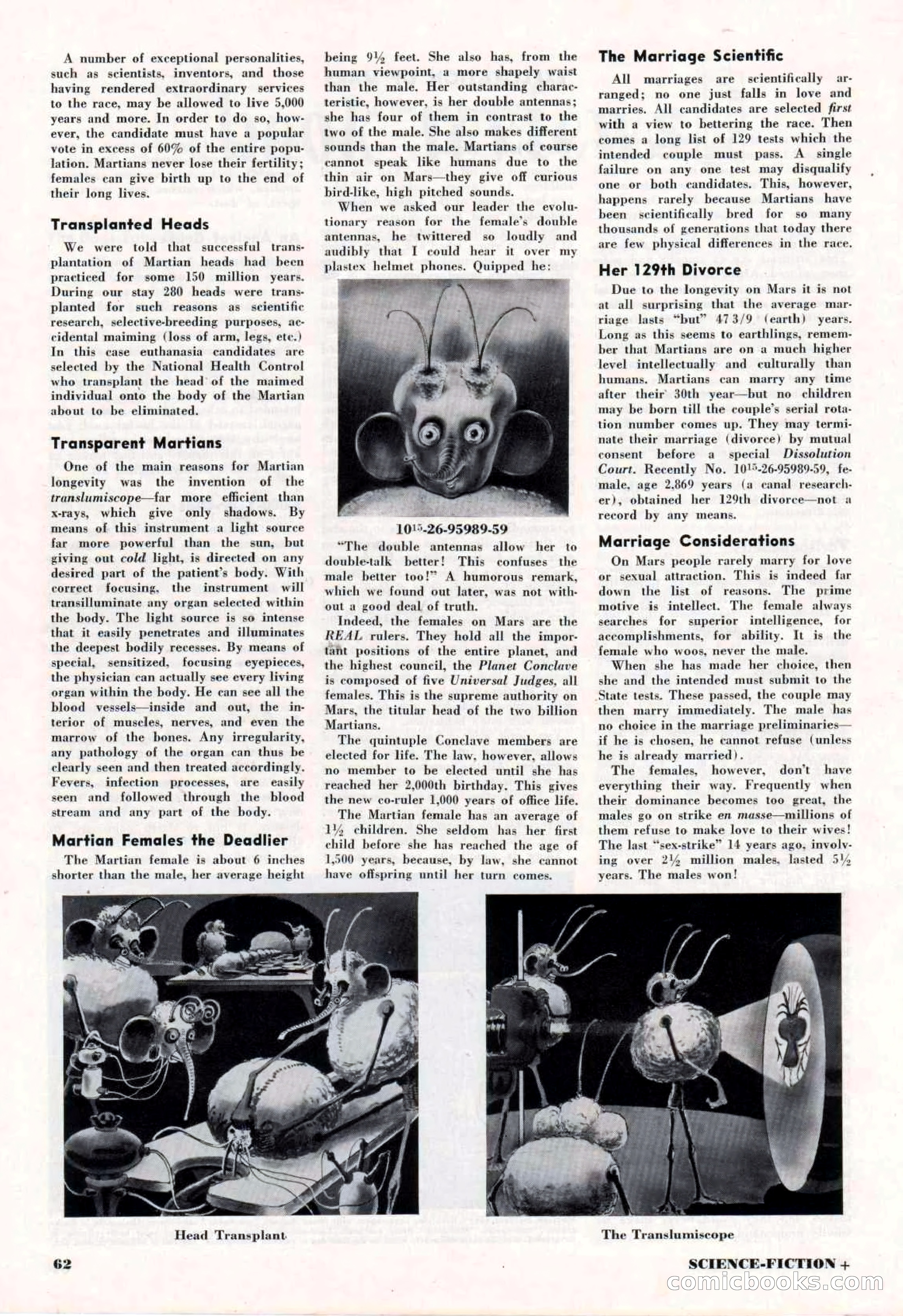 Science-Fiction Plus, March 1953 — page 62 of 68
