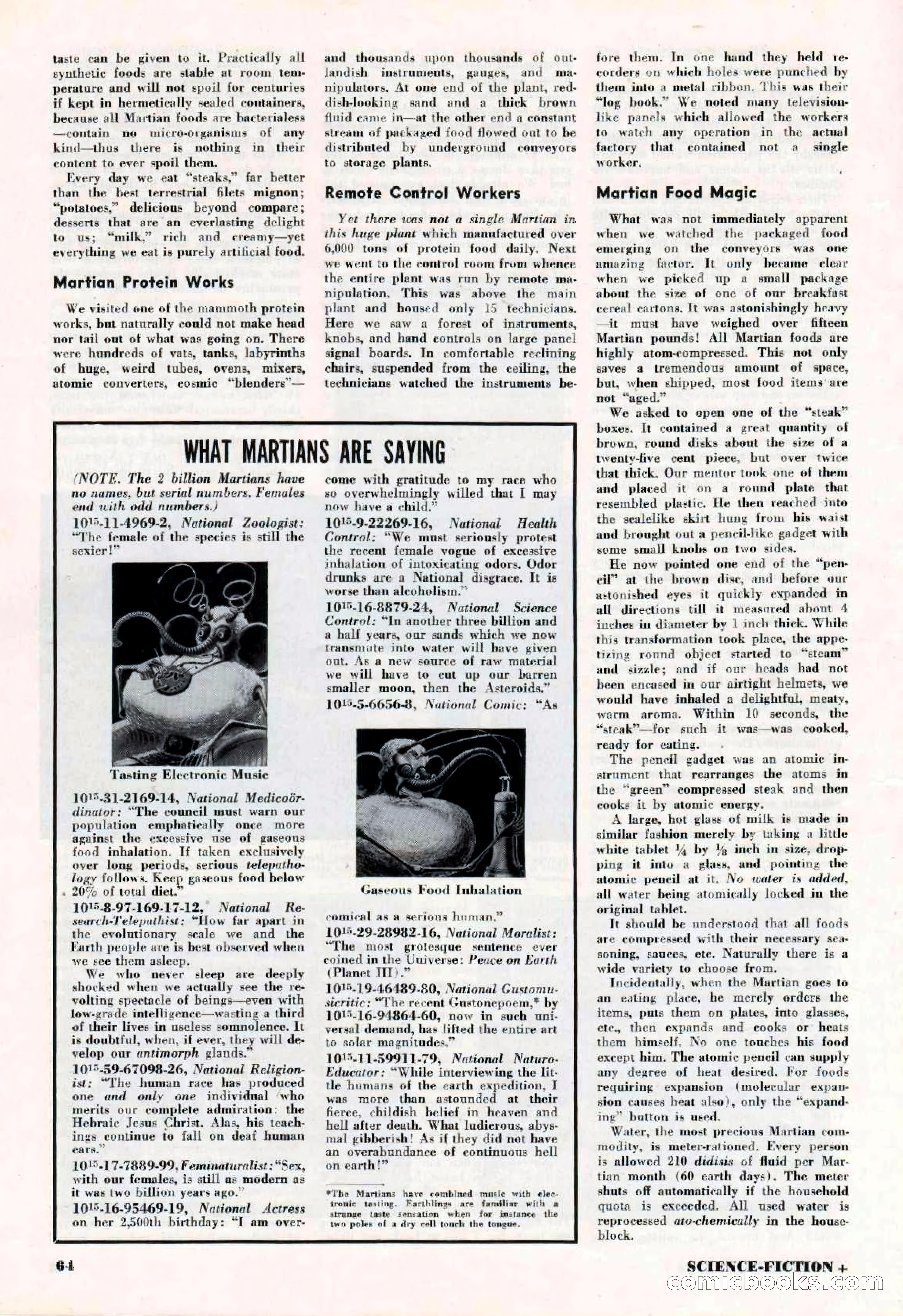 Science-Fiction Plus, March 1953 — page 64 of 68