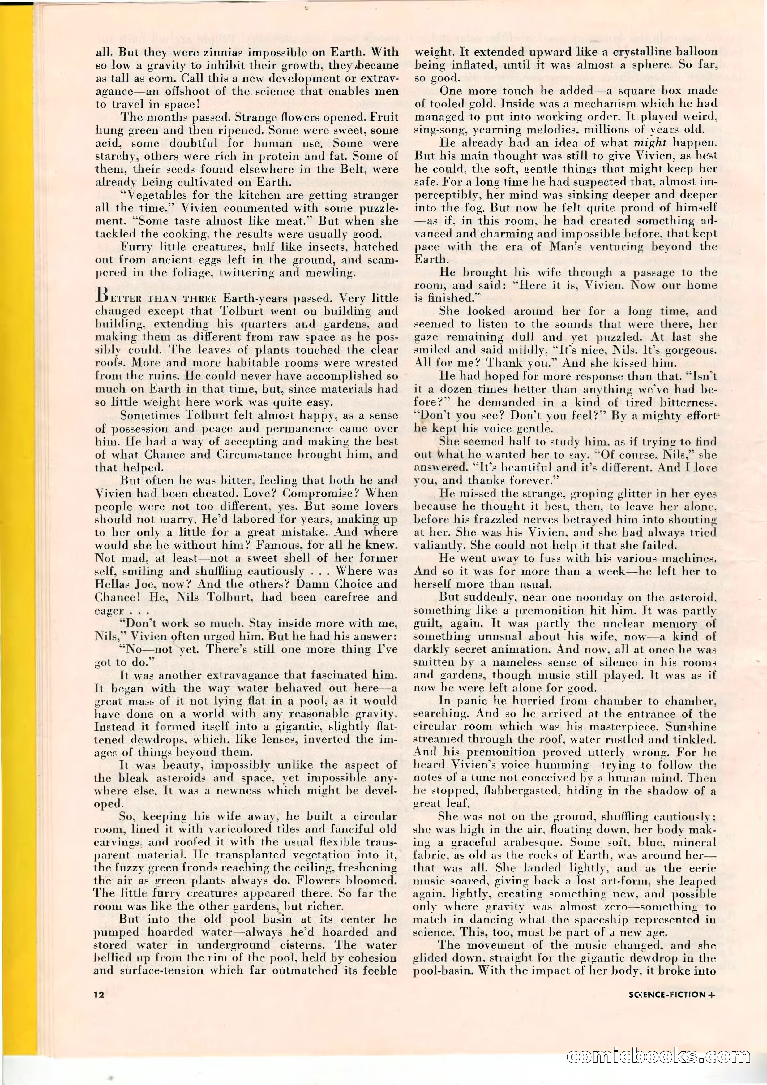 Science Fiction Plus, April 1953 — page 12 of 68