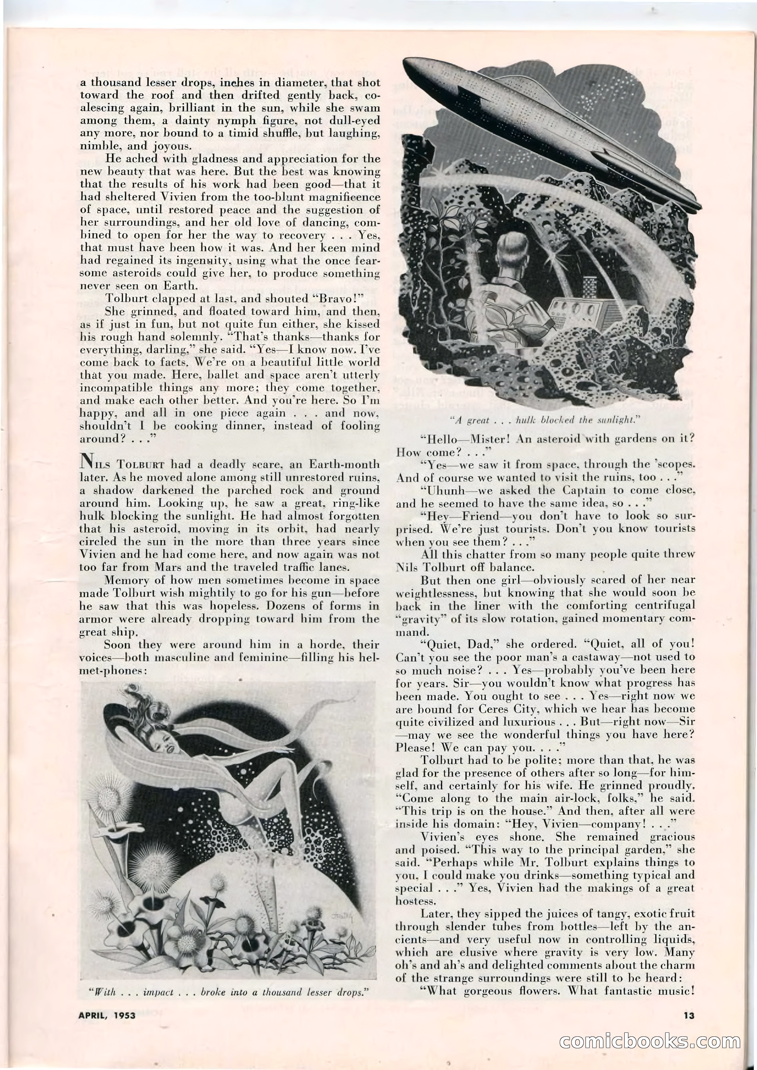 Science Fiction Plus, April 1953 — page 13 of 68