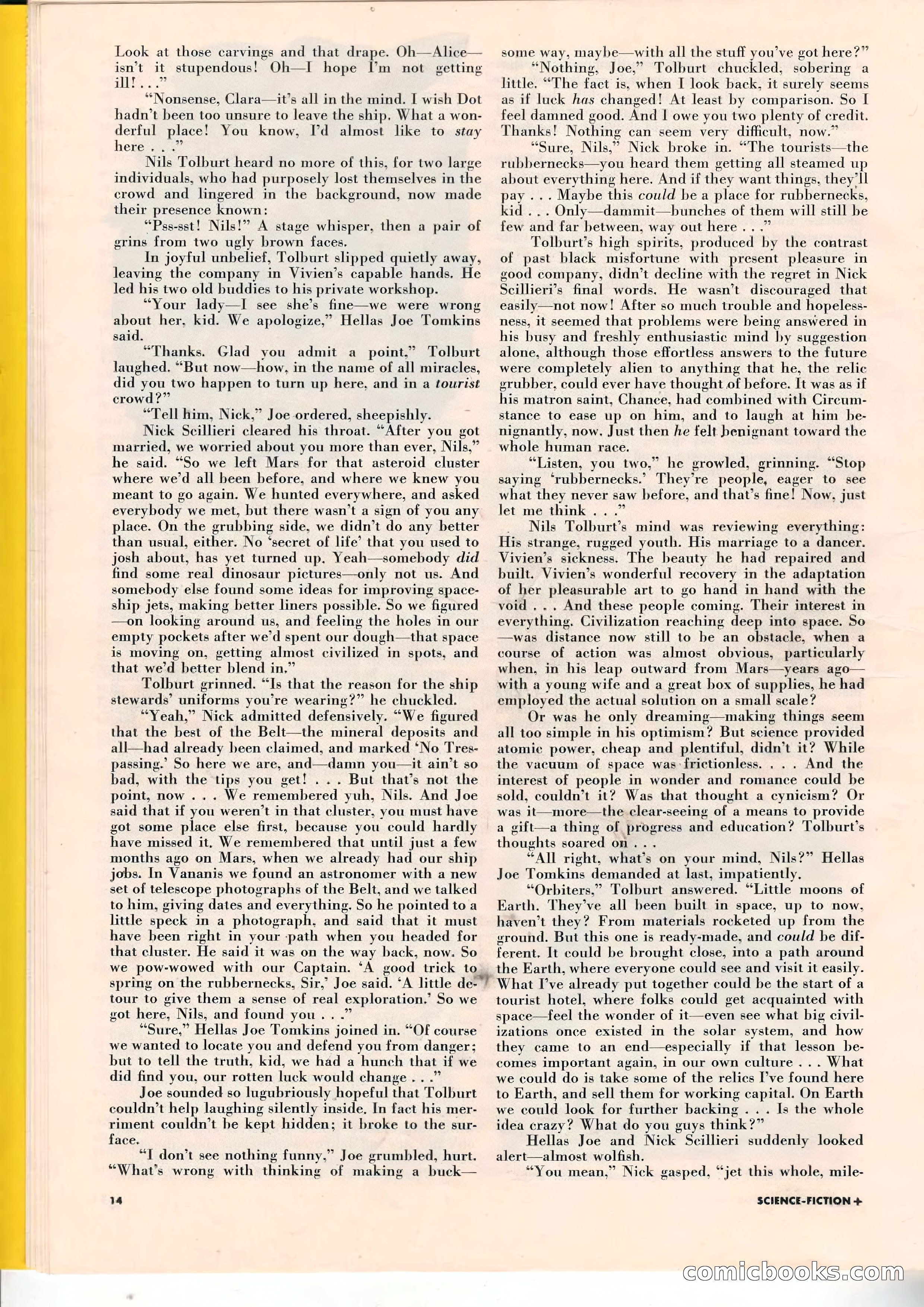 Science Fiction Plus, April 1953 — page 14 of 68