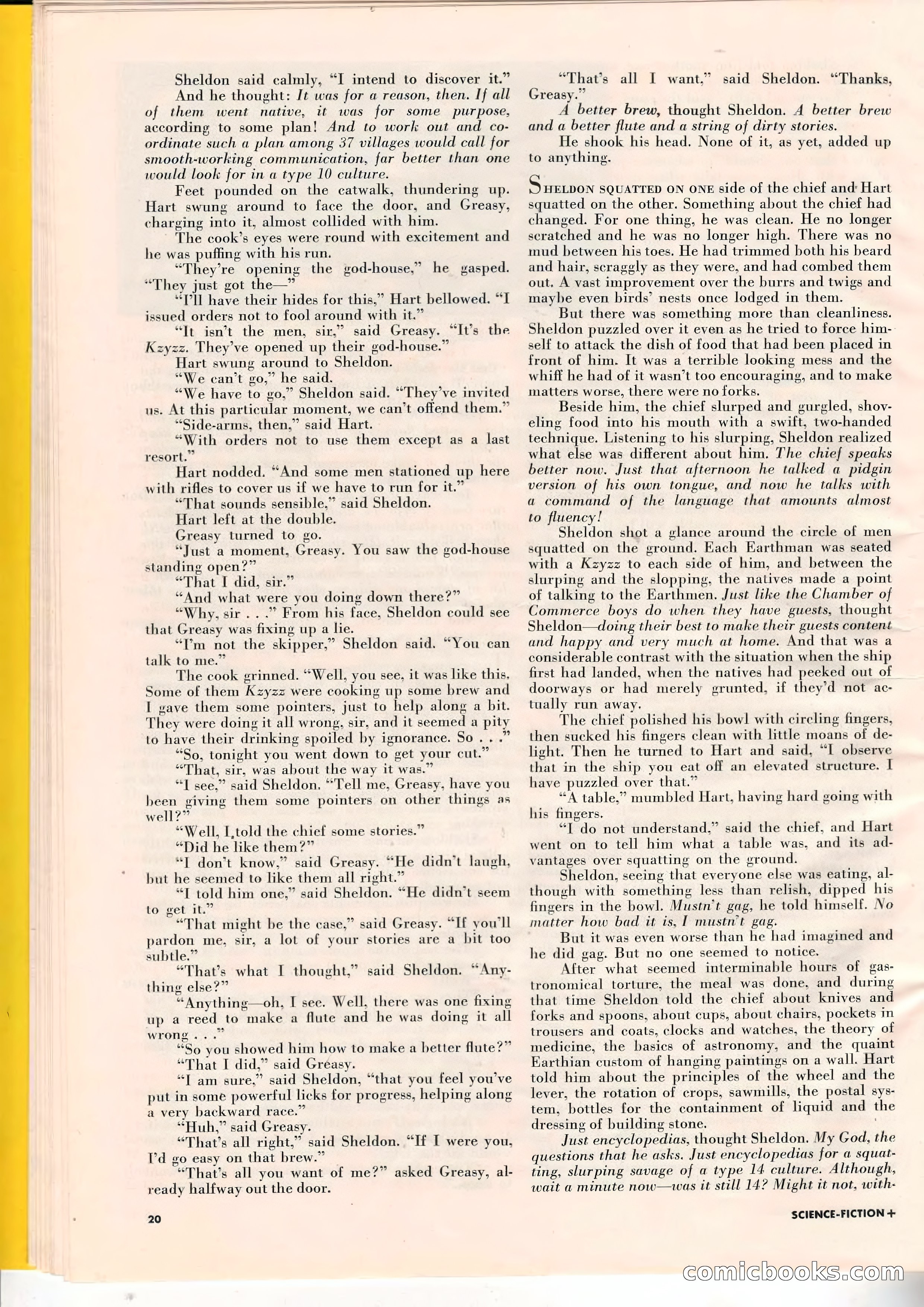 Science Fiction Plus, April 1953 — page 20 of 68