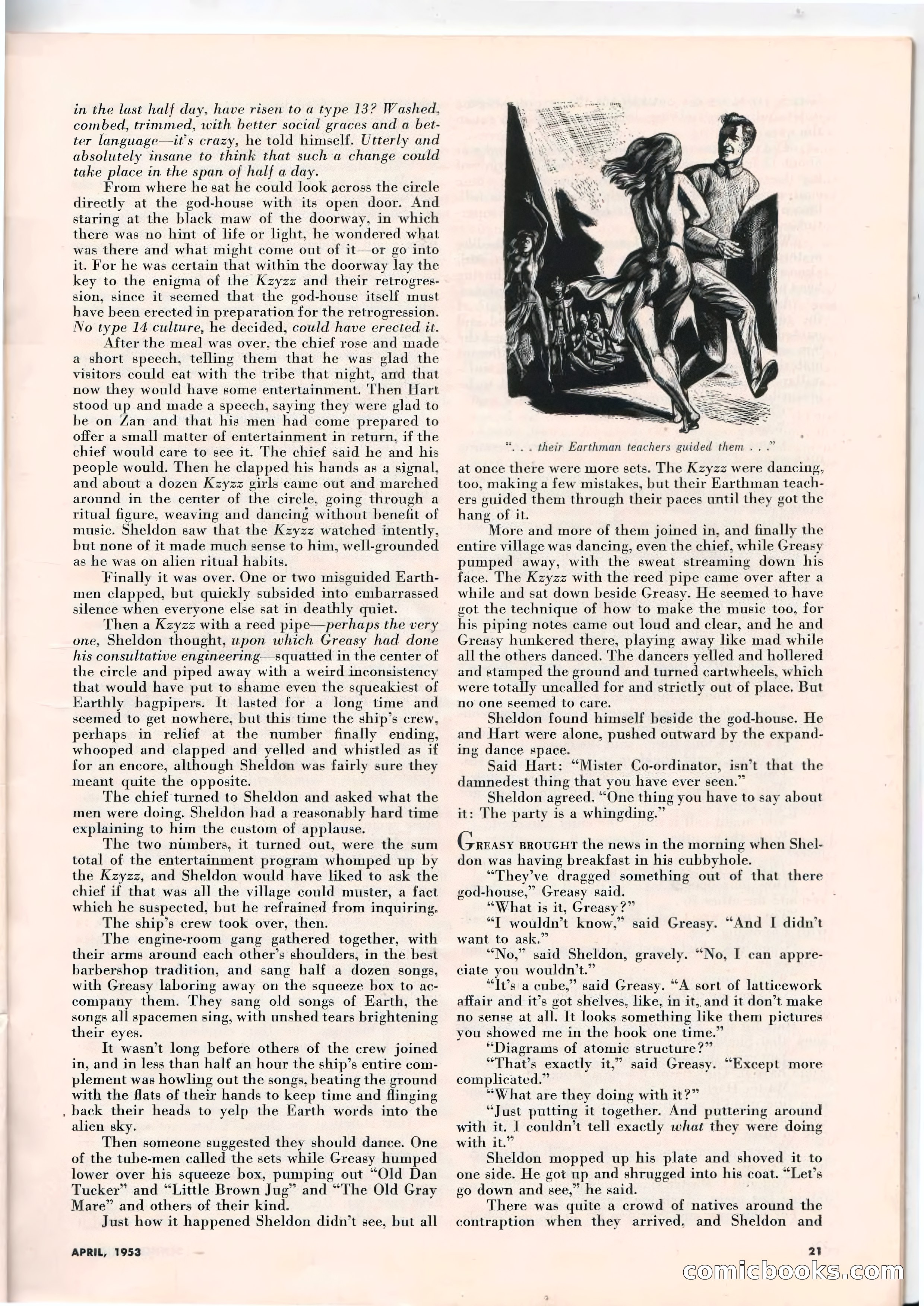 Science Fiction Plus, April 1953 — page 21 of 68