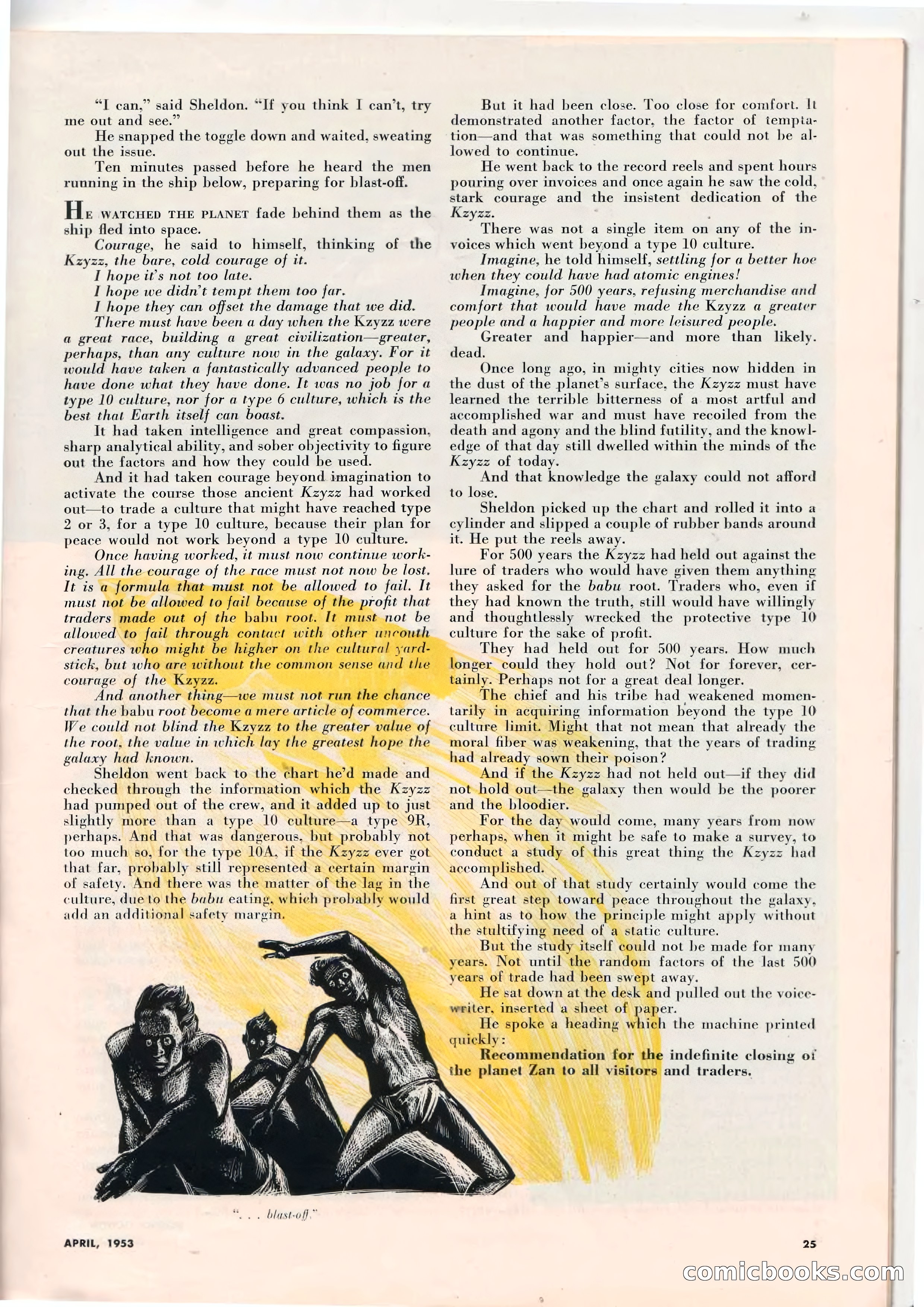 Science Fiction Plus, April 1953 — page 25 of 68