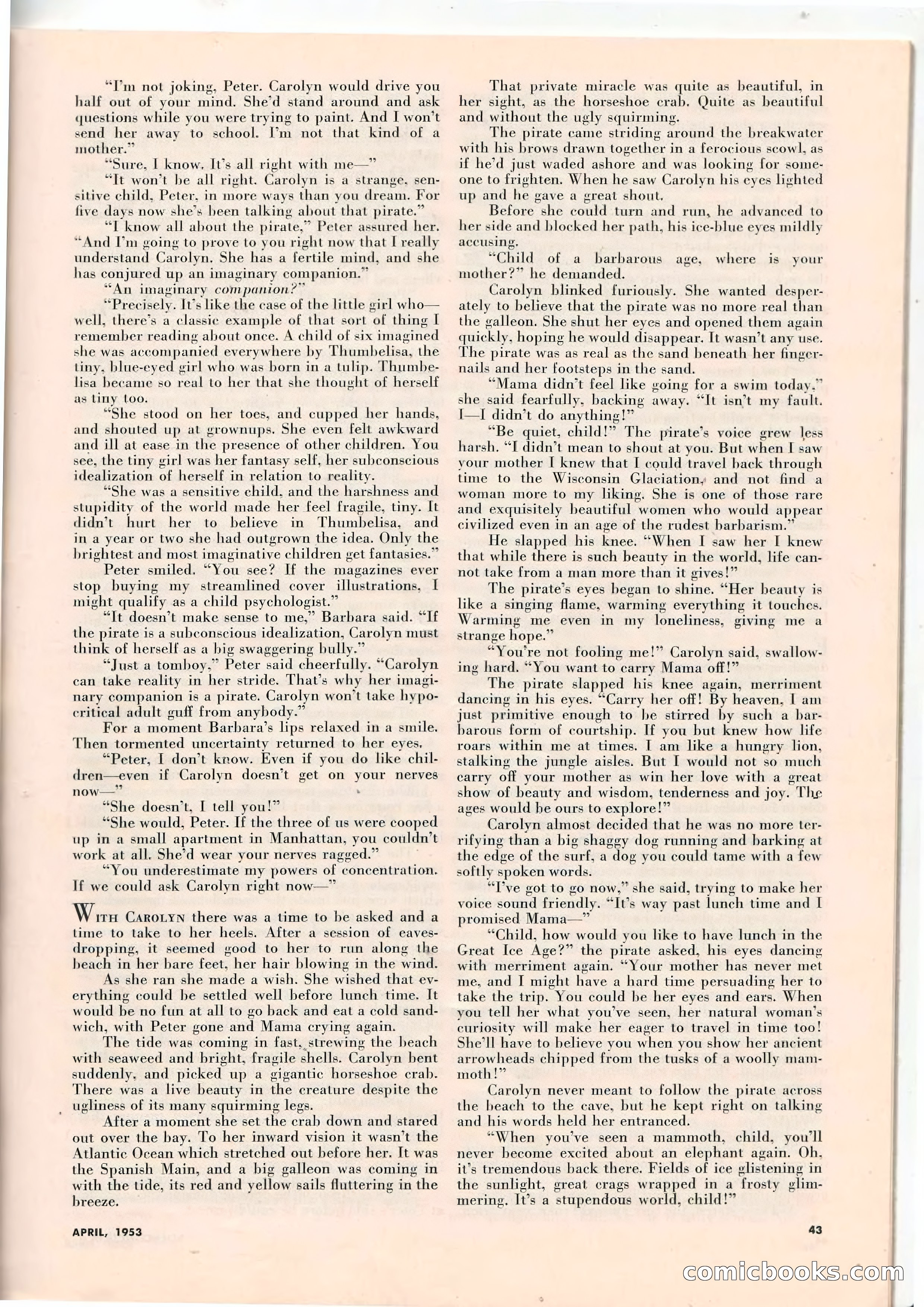 Science Fiction Plus, April 1953 — page 43 of 68