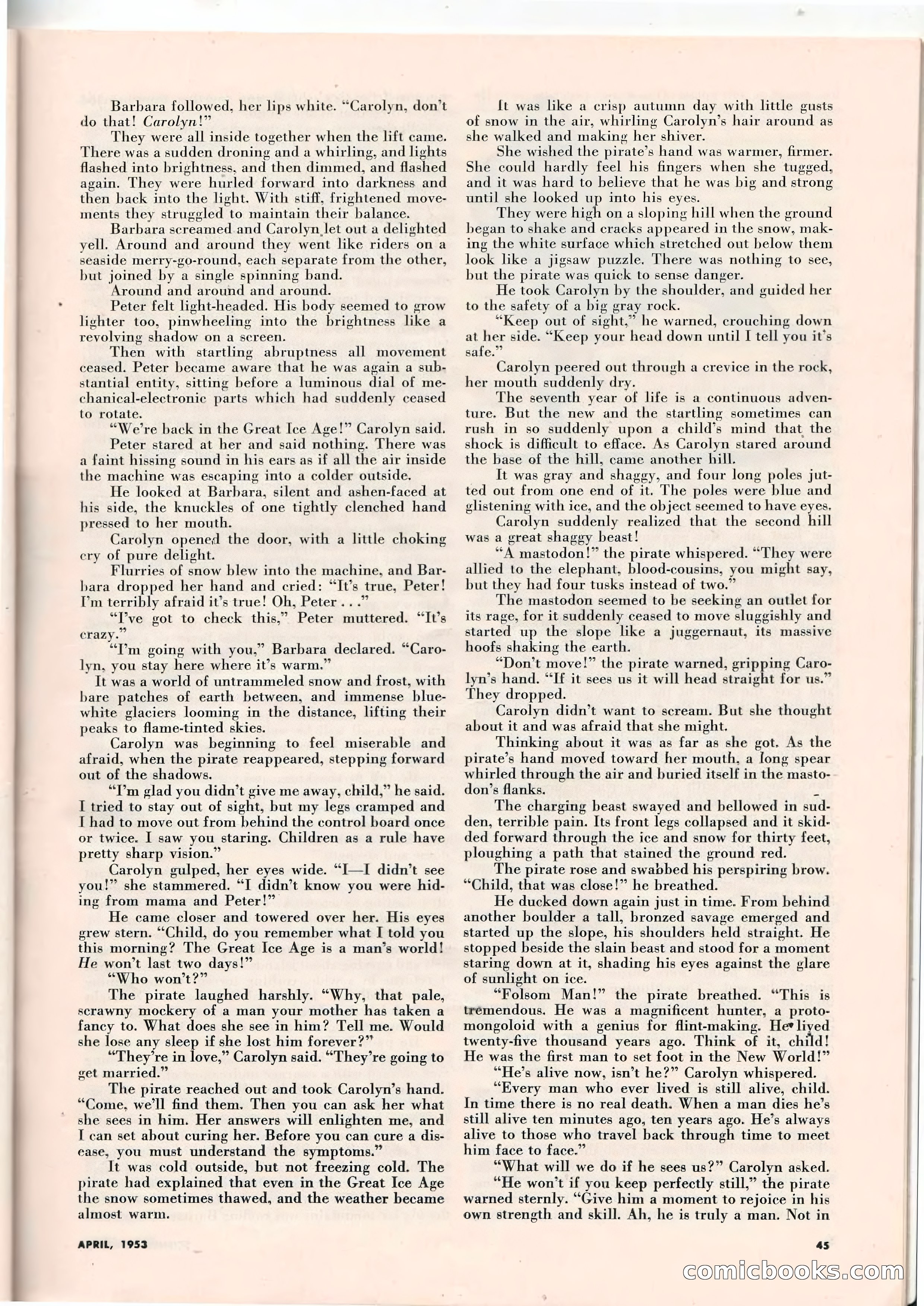 Science Fiction Plus, April 1953 — page 45 of 68