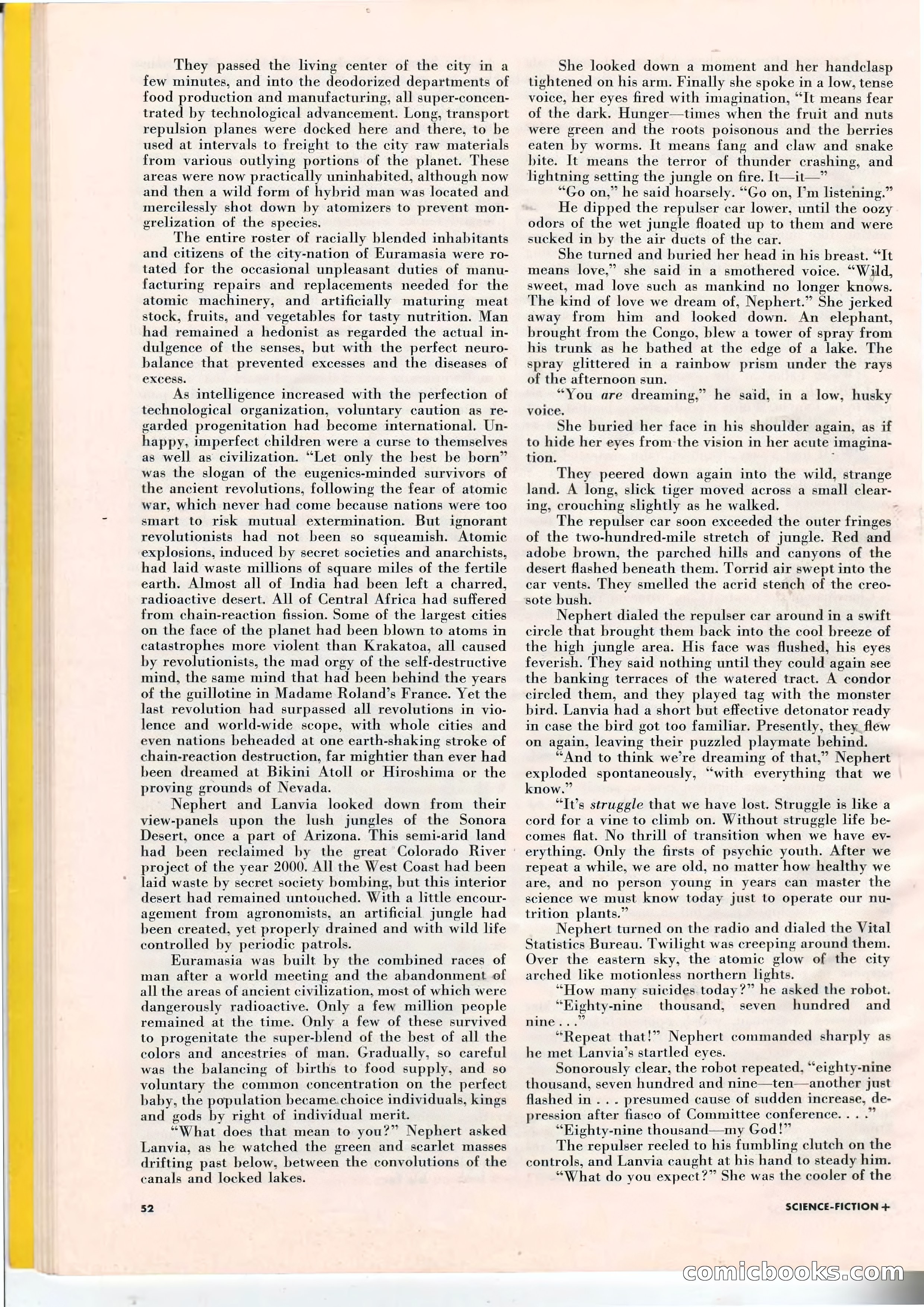 Science Fiction Plus, April 1953 — page 52 of 68