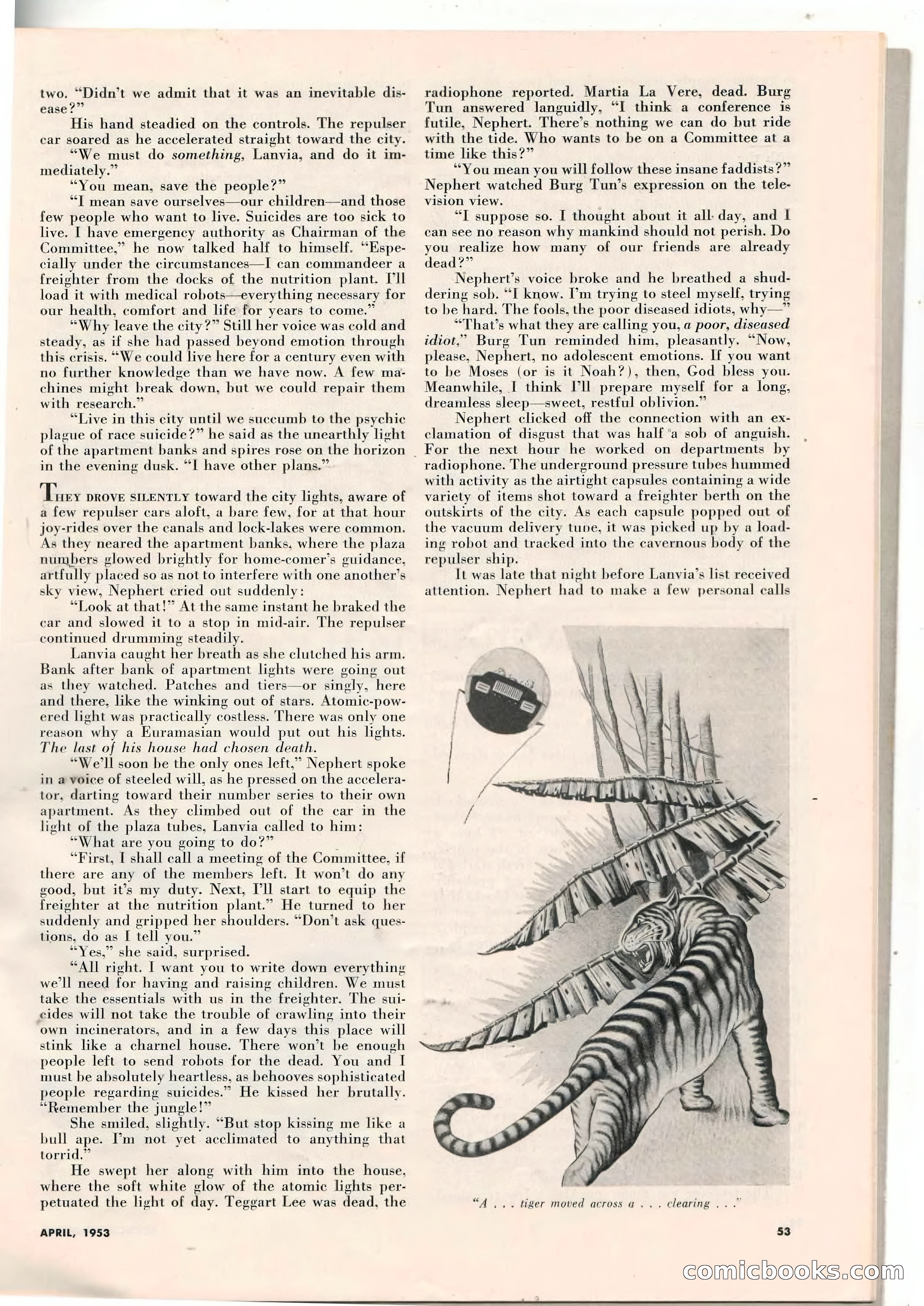 Science Fiction Plus, April 1953 — page 53 of 68
