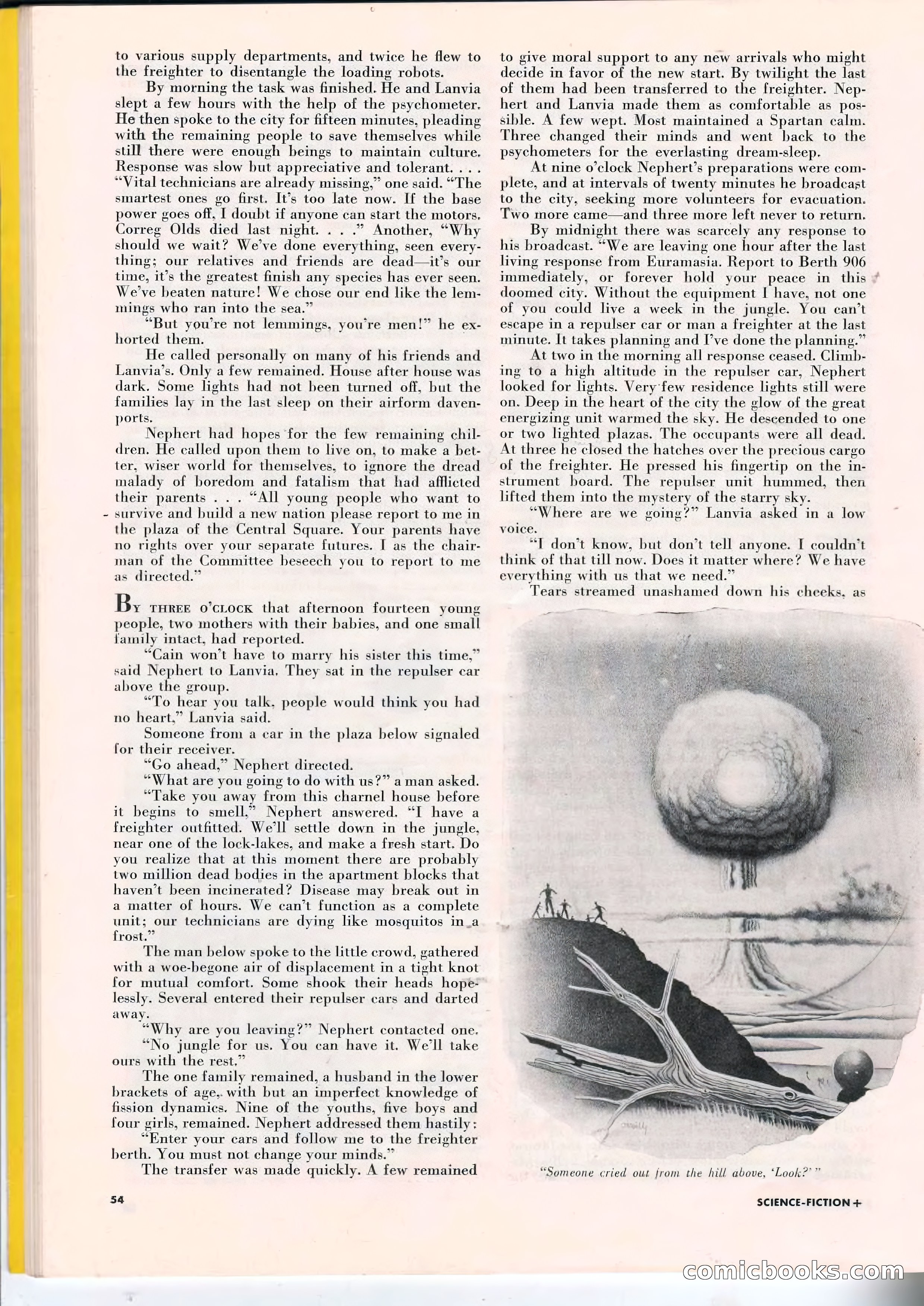 Science Fiction Plus, April 1953 — page 54 of 68