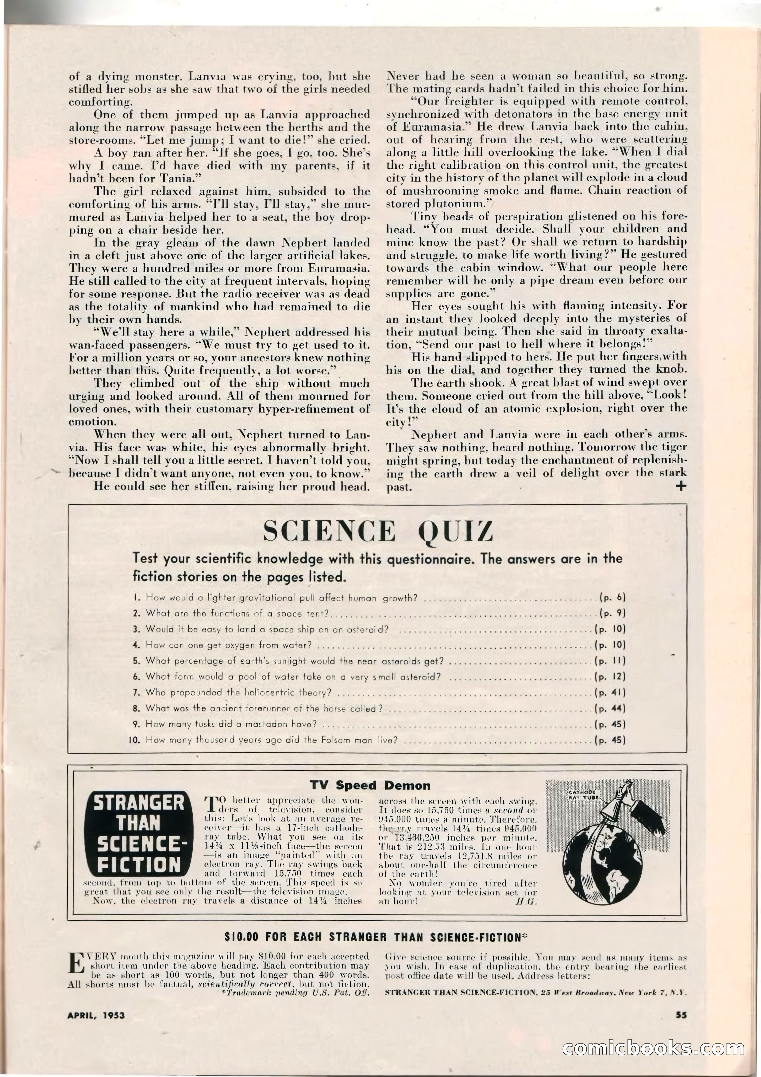 Science Fiction Plus, April 1953 — page 55 of 68