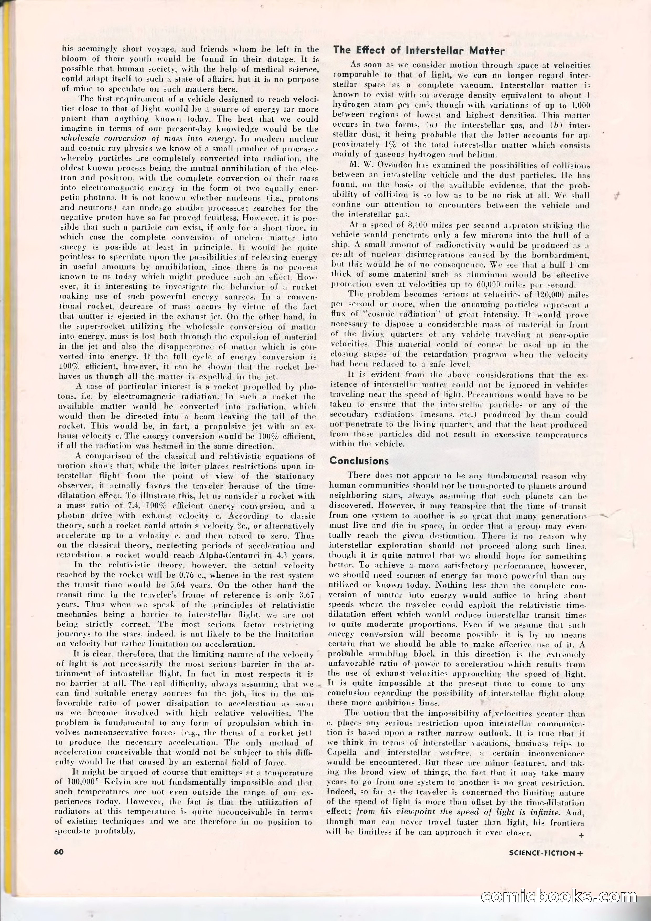 Science Fiction Plus, April 1953 — page 60 of 68