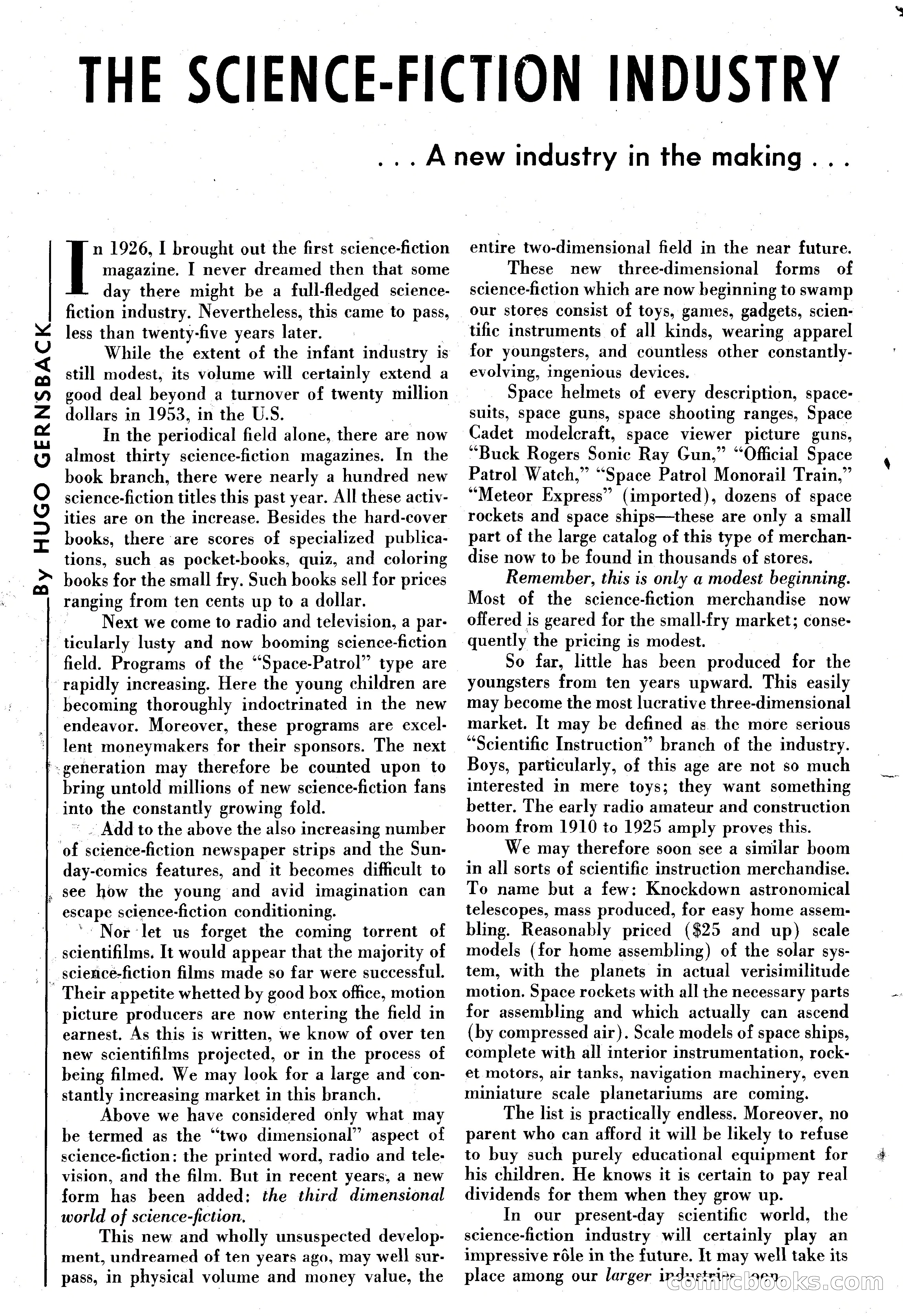 Science-Fiction Plus, May 1953 — page 2 of 68