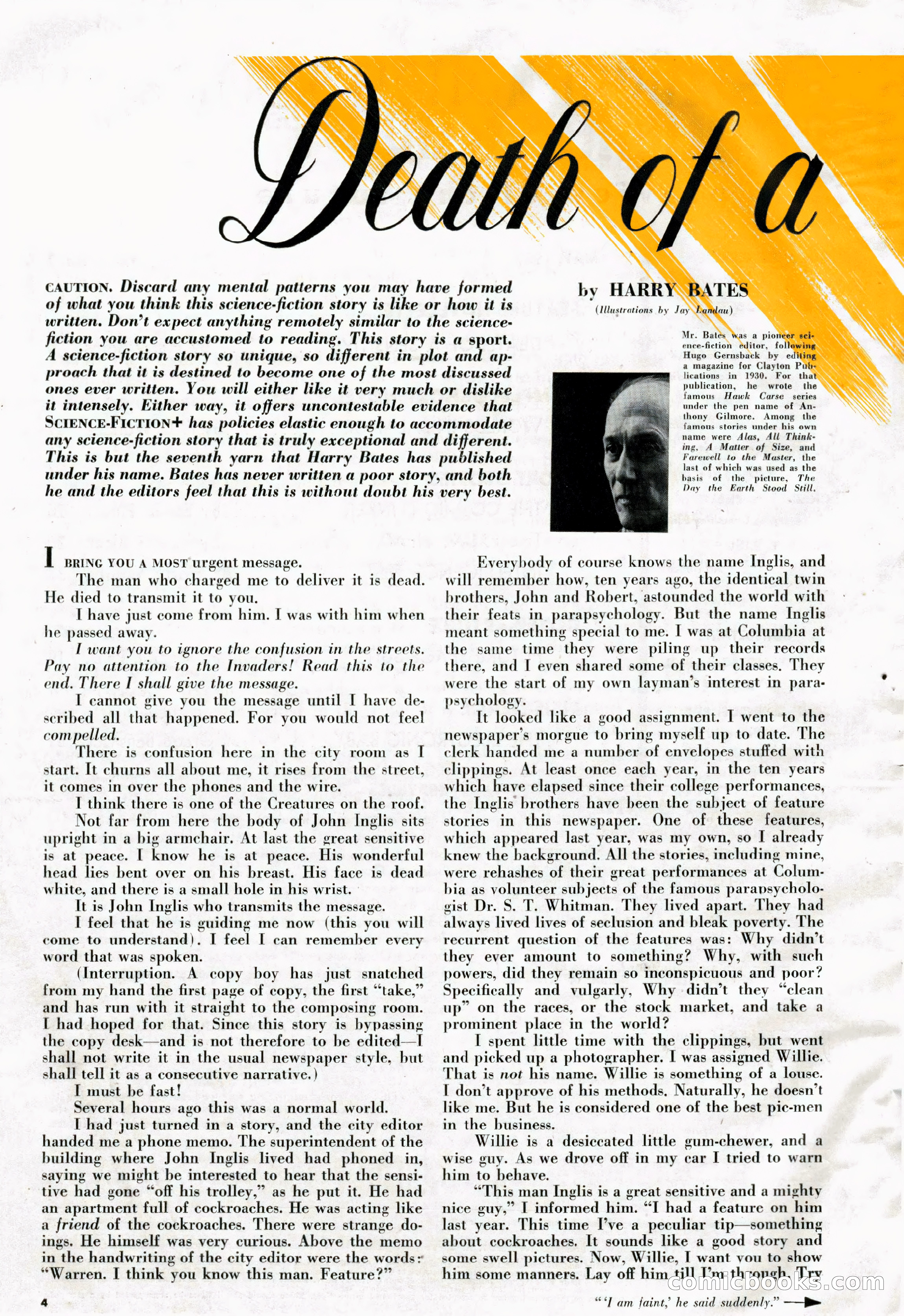 Science-Fiction Plus, May 1953 — page 4 of 68