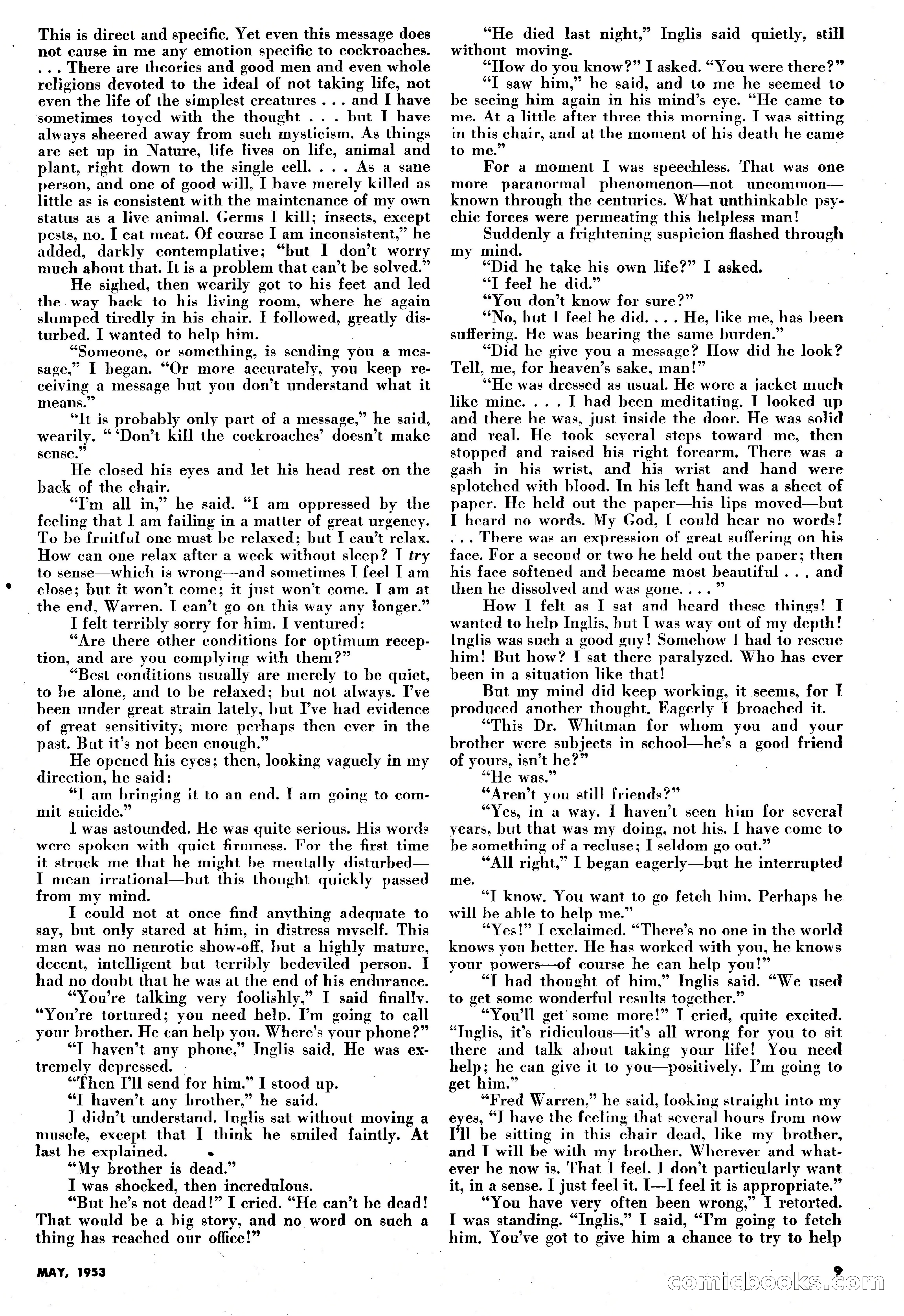 Science-Fiction Plus, May 1953 — page 9 of 68