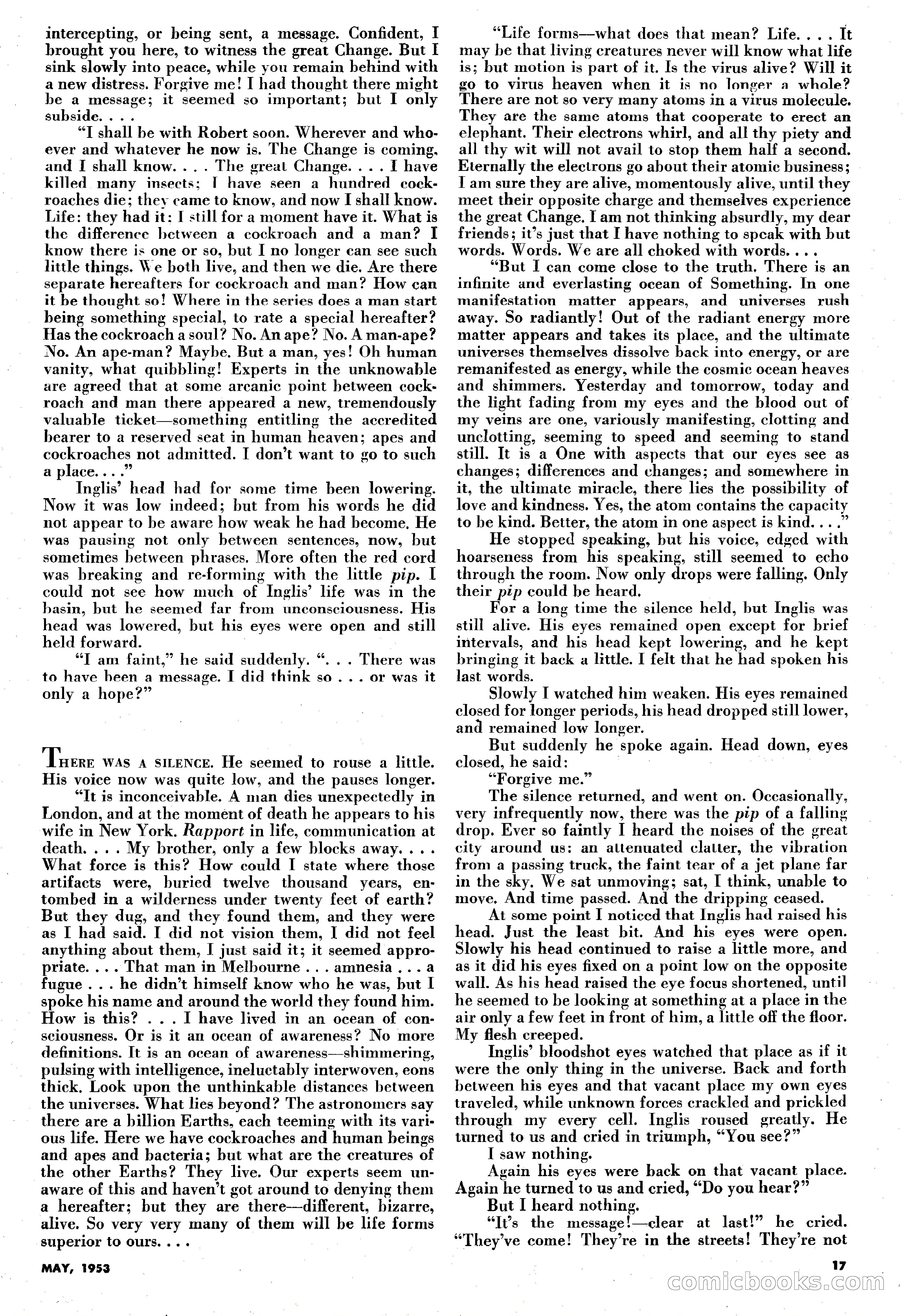 Science-Fiction Plus, May 1953 — page 17 of 68