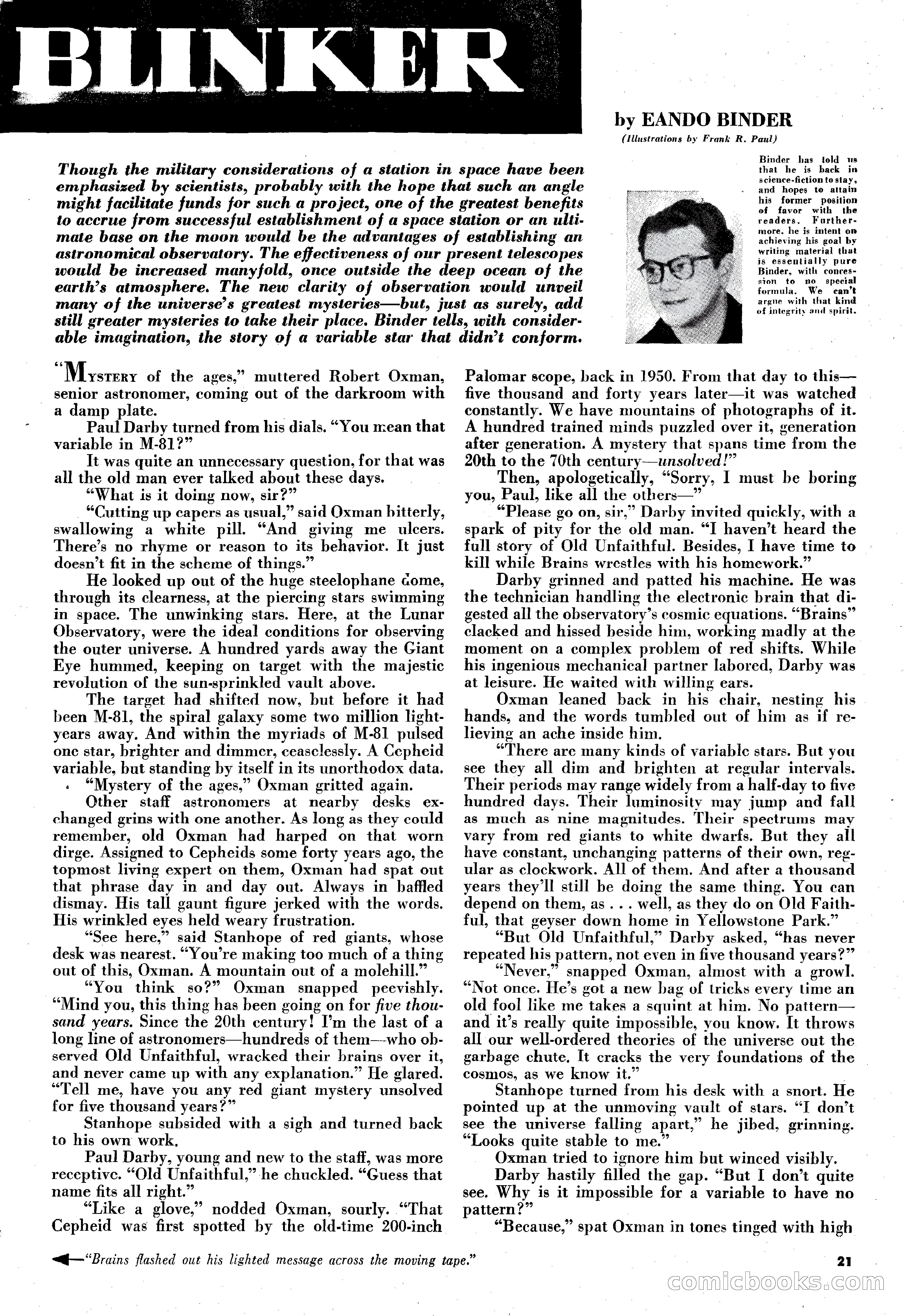Science-Fiction Plus, May 1953 — page 21 of 68