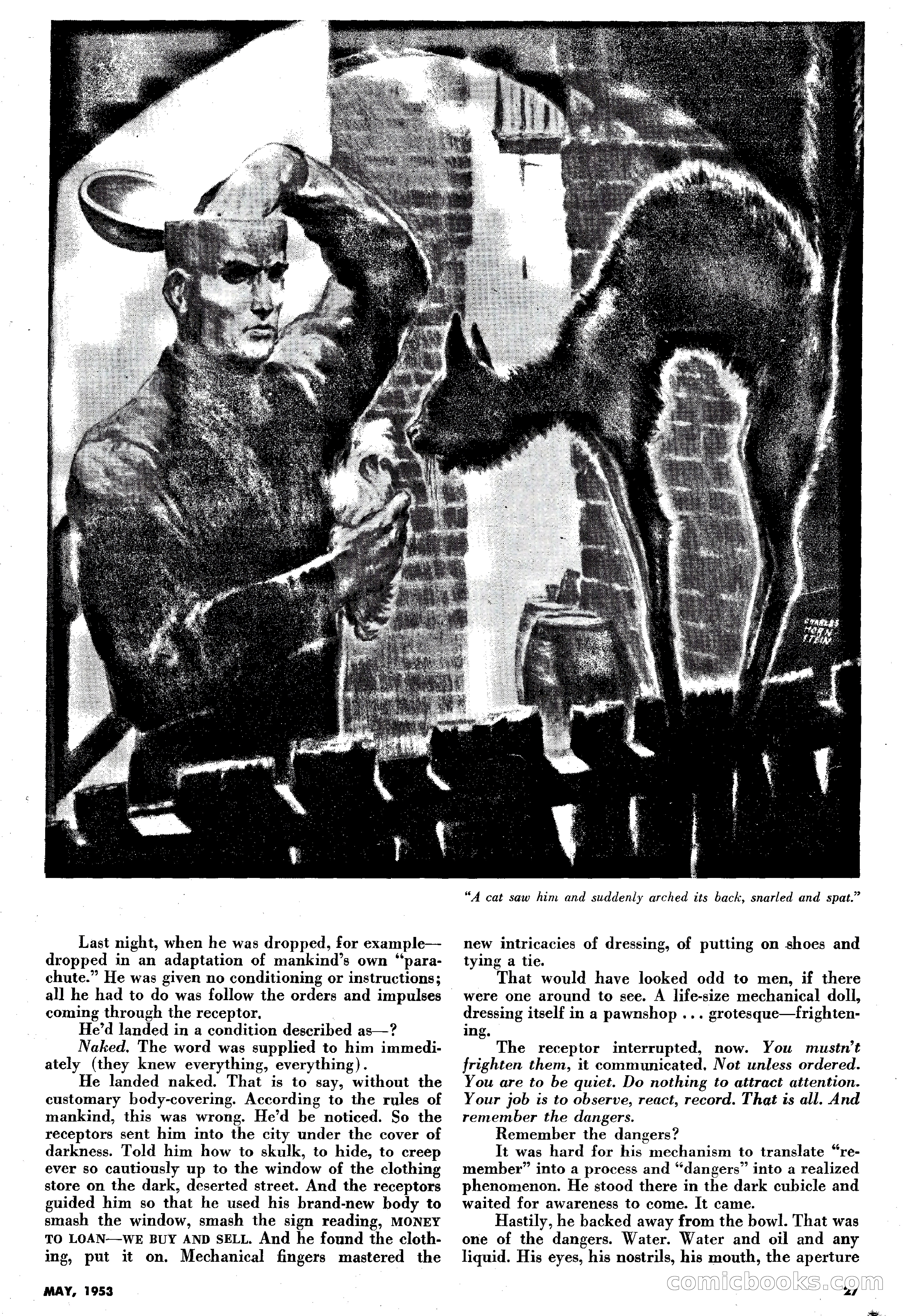 Science-Fiction Plus, May 1953 — page 27 of 68