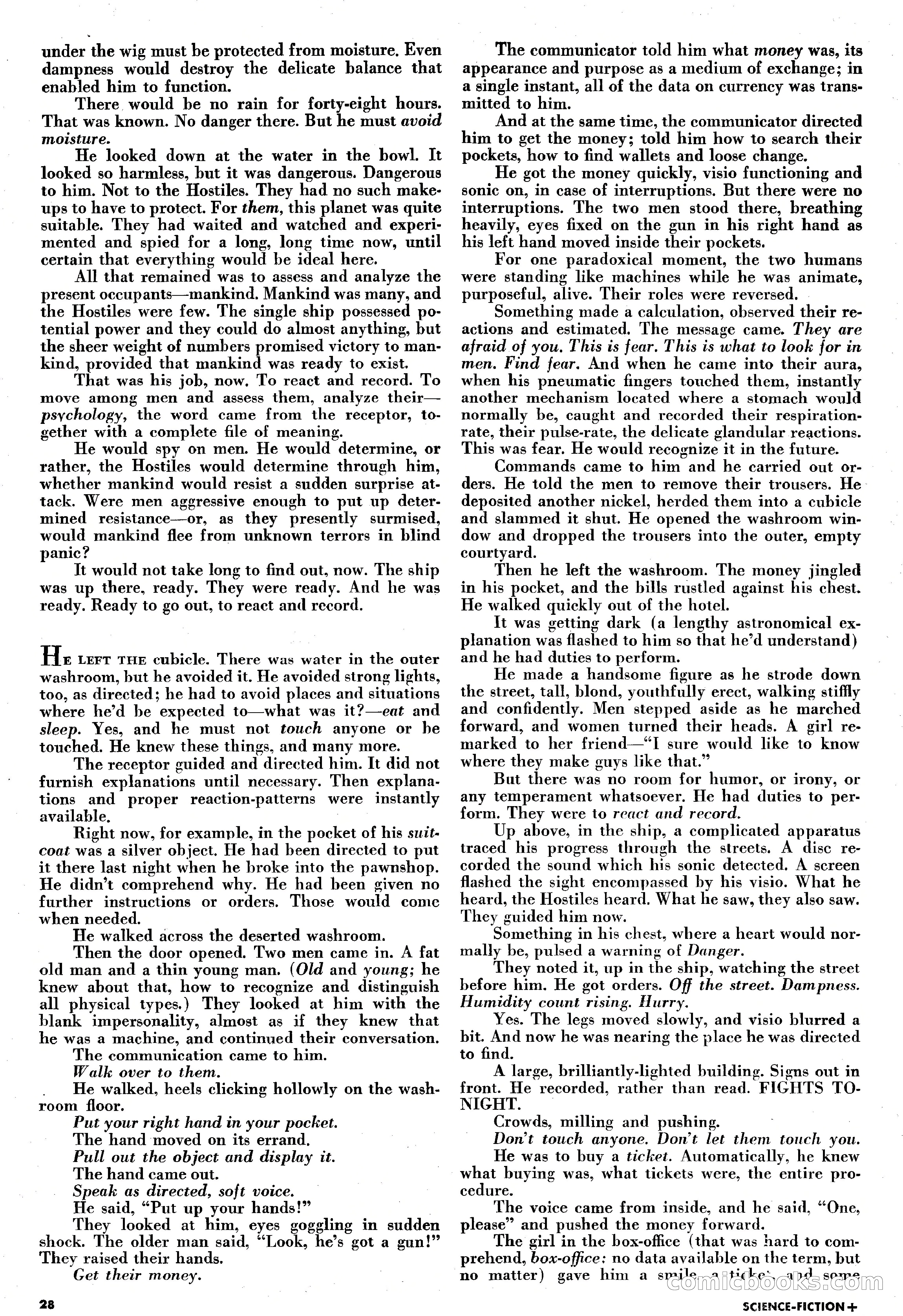 Science-Fiction Plus, May 1953 — page 28 of 68
