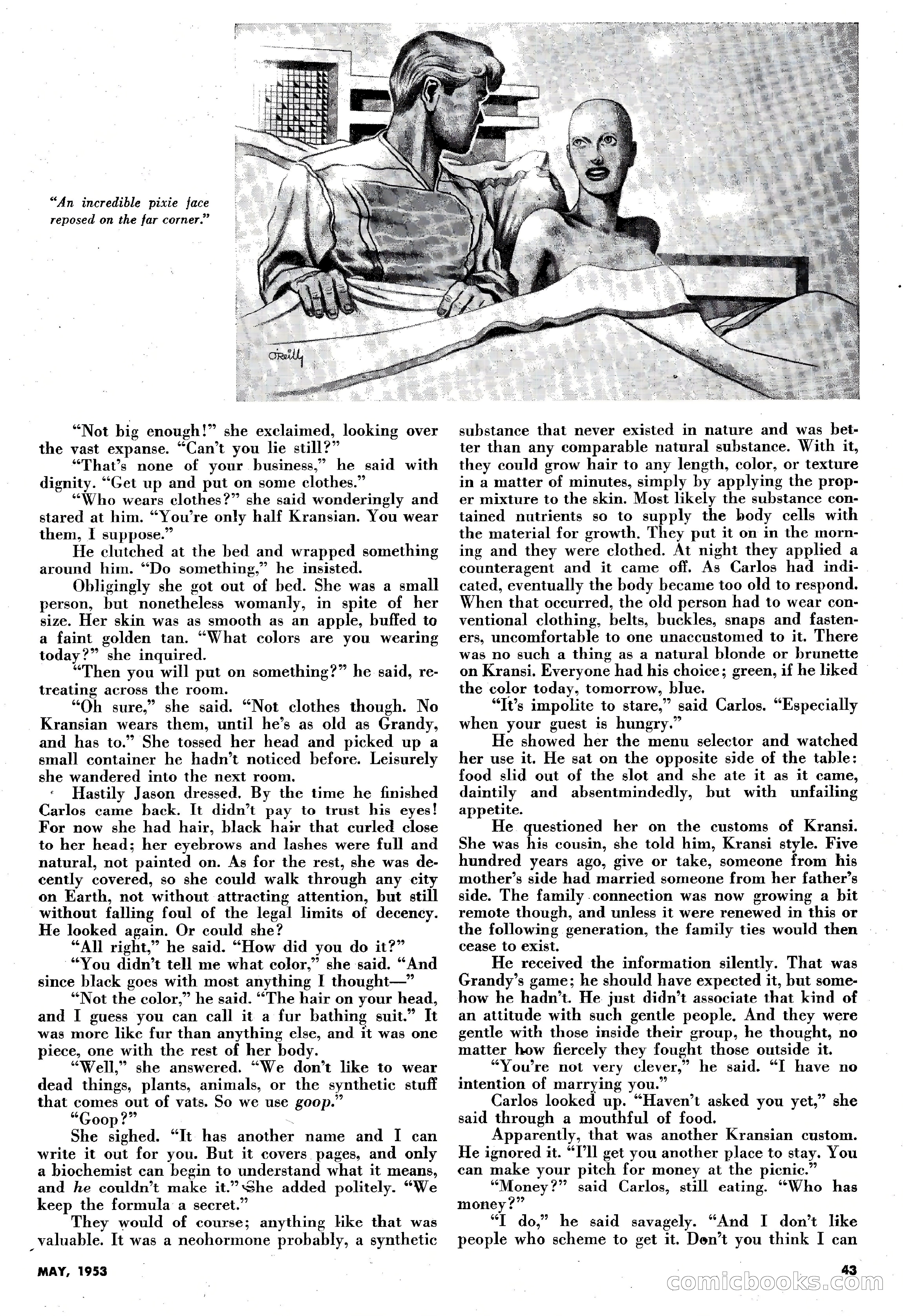Science-Fiction Plus, May 1953 — page 43 of 68