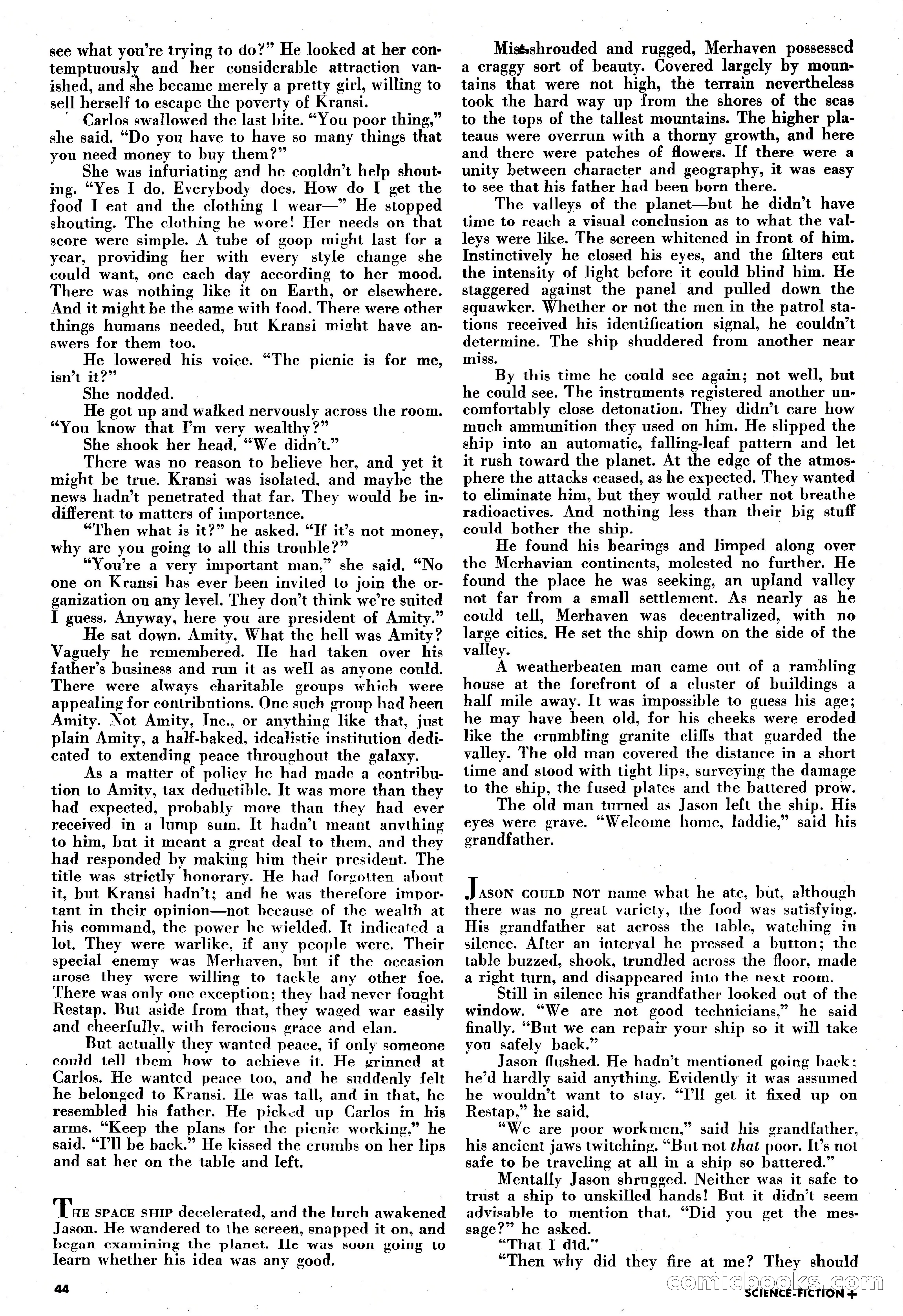 Science-Fiction Plus, May 1953 — page 44 of 68