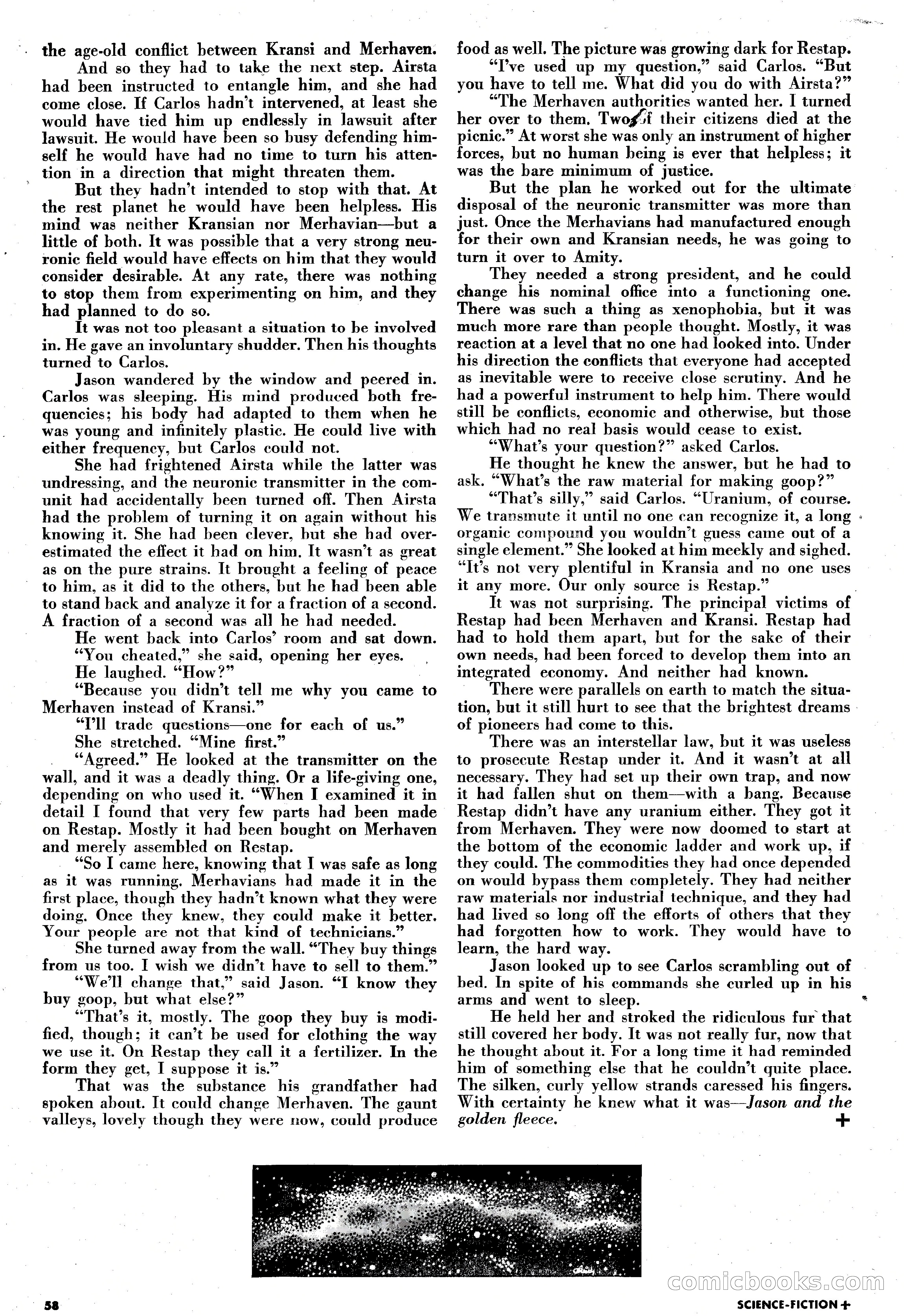 Science-Fiction Plus, May 1953 — page 58 of 68