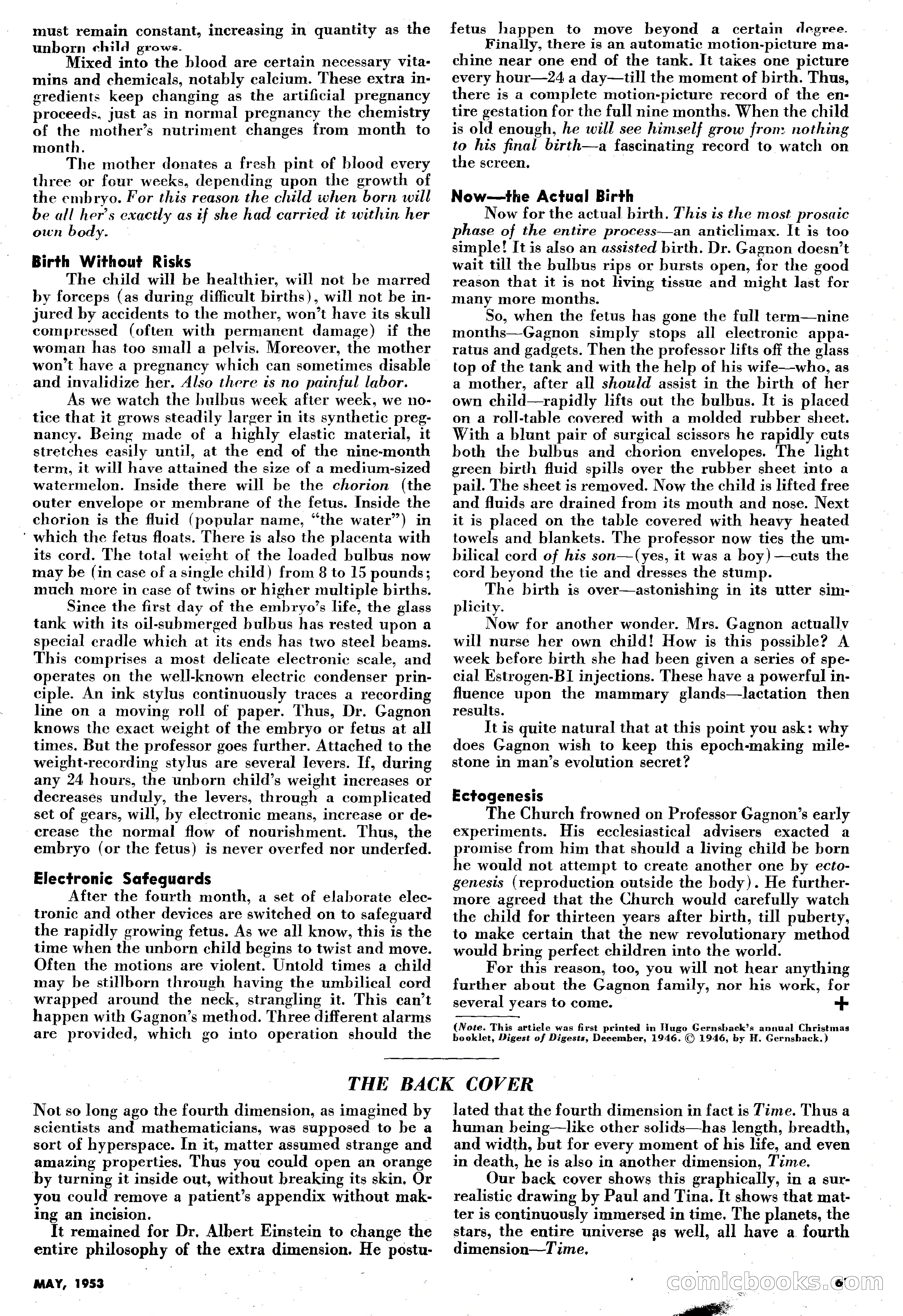 Science-Fiction Plus, May 1953 — page 61 of 68