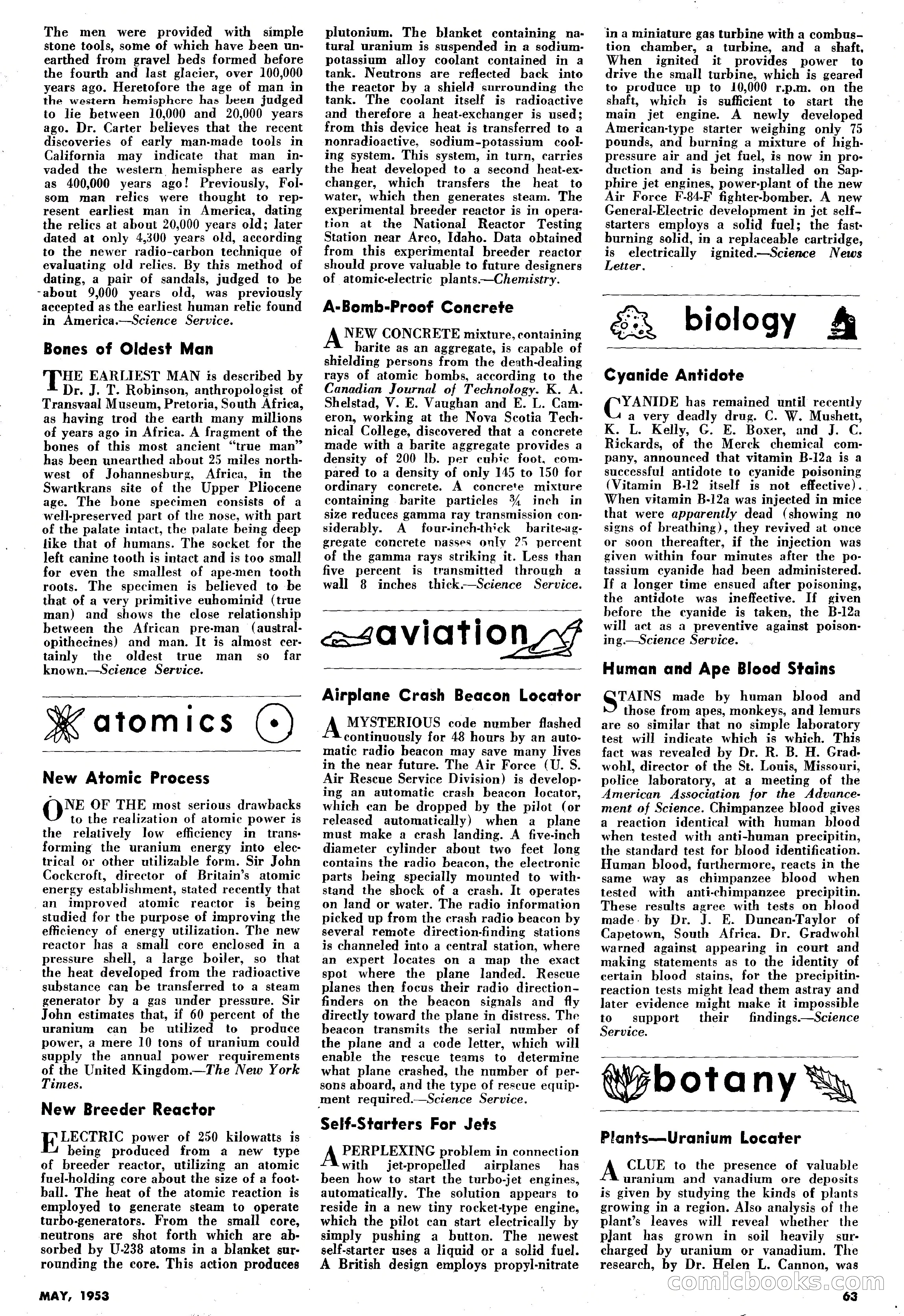 Science-Fiction Plus, May 1953 — page 63 of 68