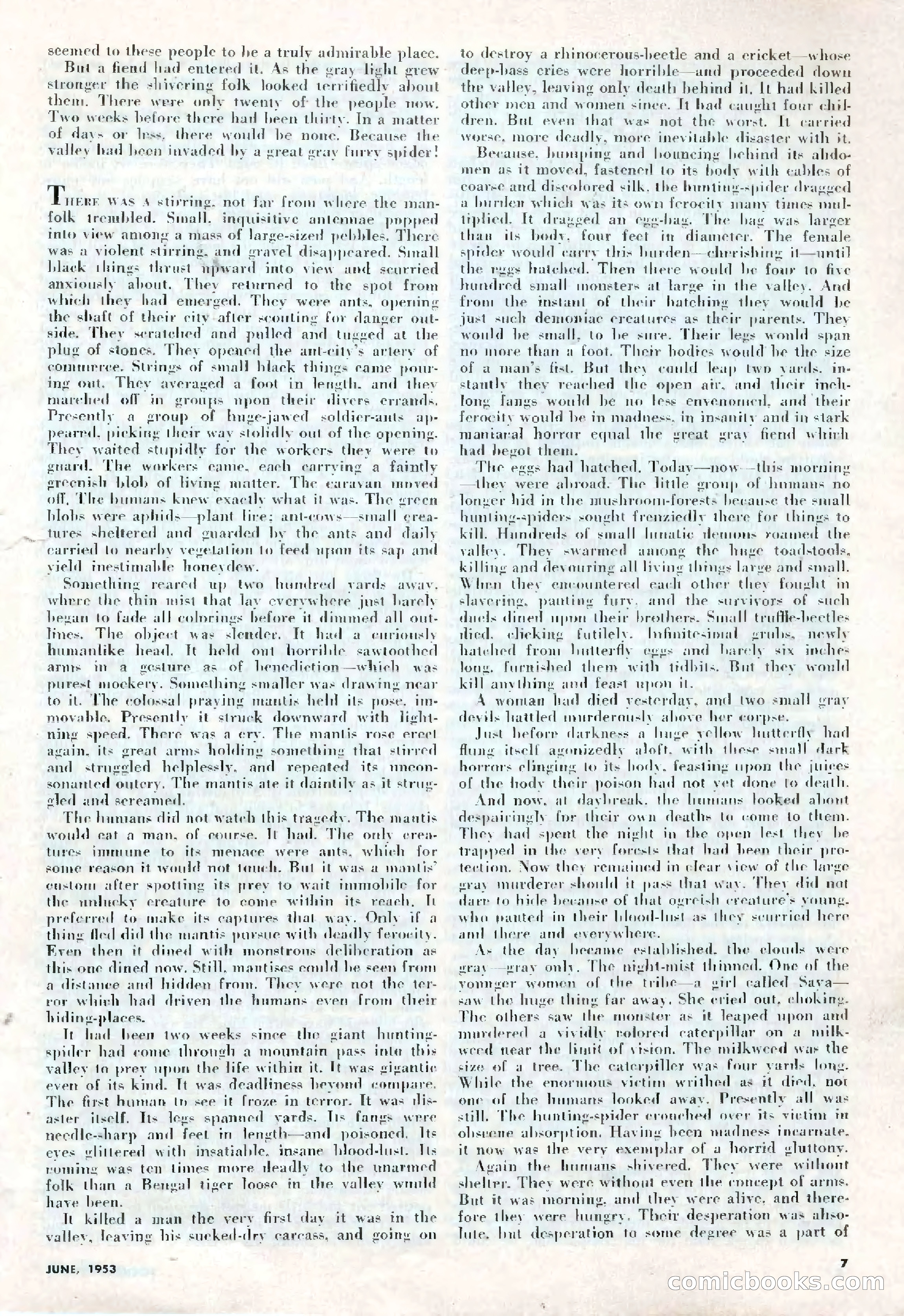 Science Fiction Plus, June 1953 — page 7 of 68