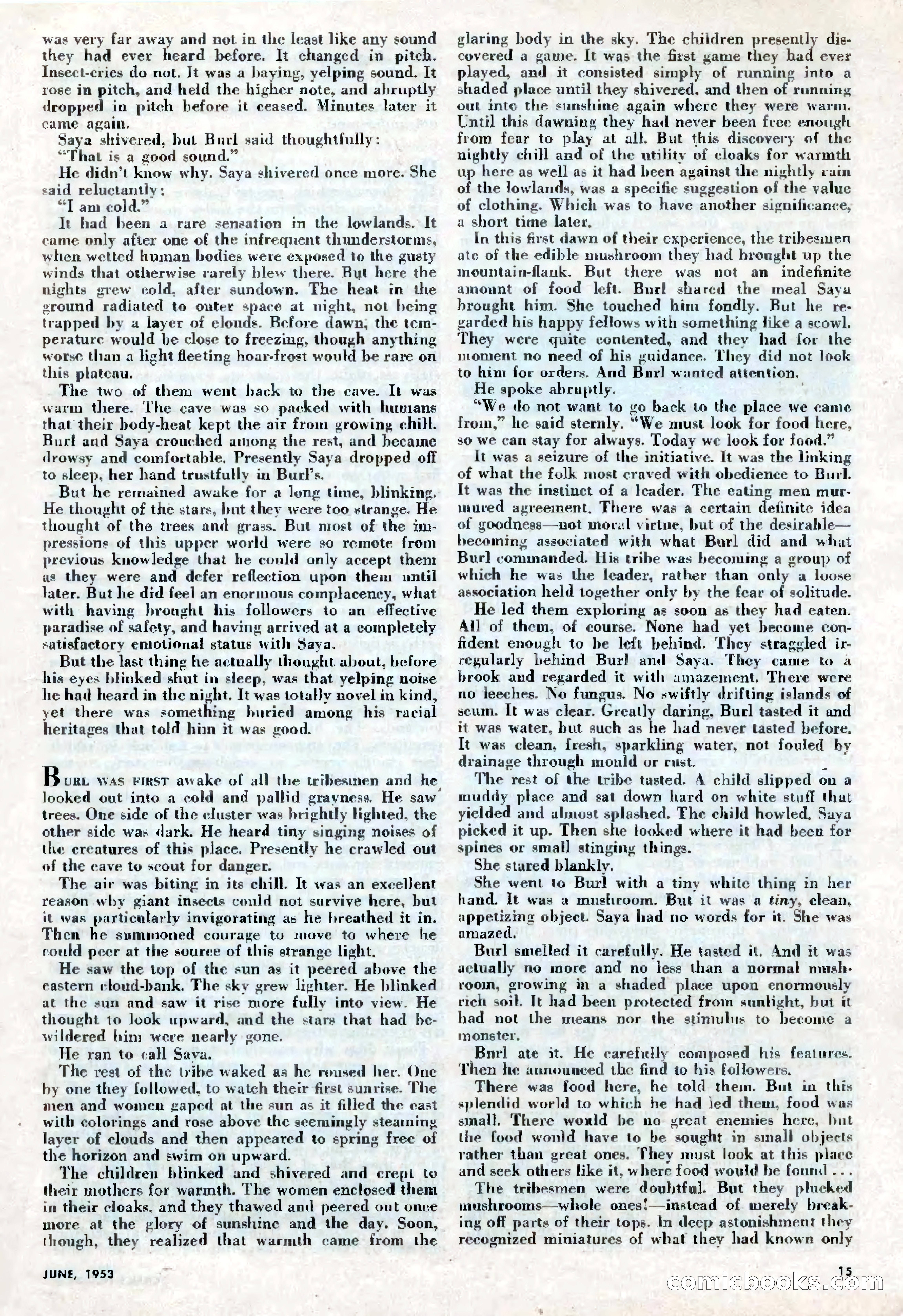 Science Fiction Plus, June 1953 — page 15 of 68