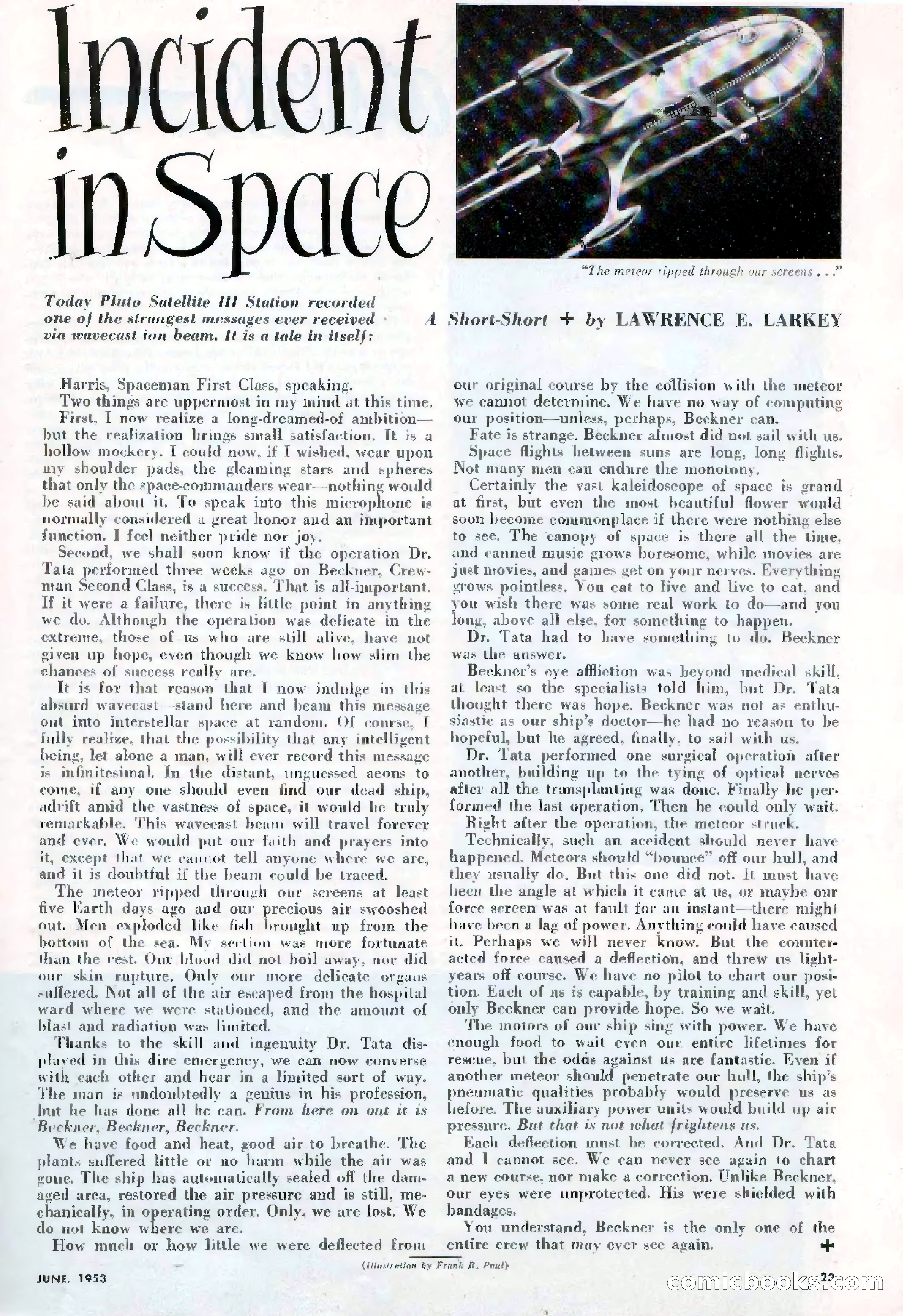 Science Fiction Plus, June 1953 — page 23 of 68