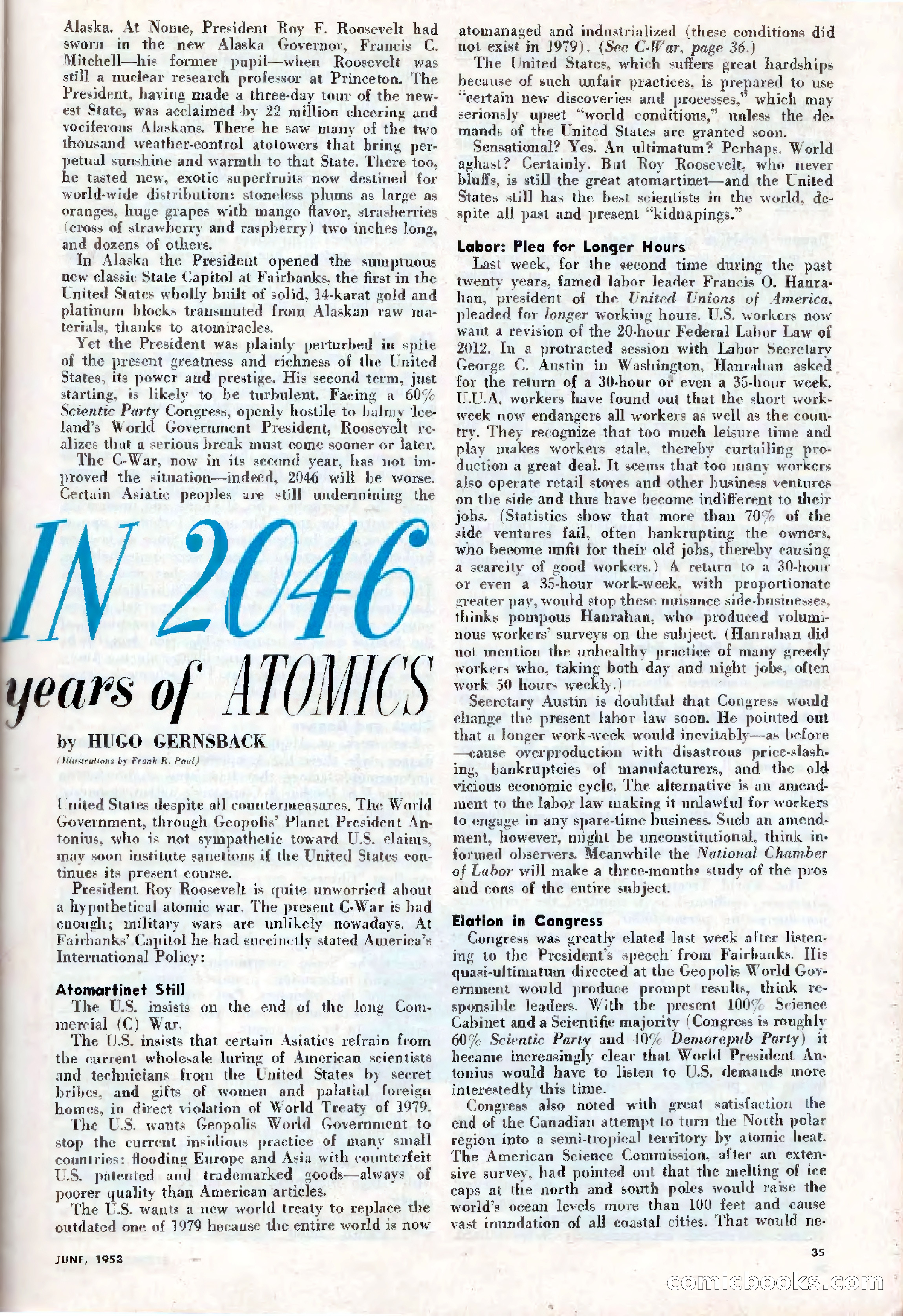 Science Fiction Plus, June 1953 — page 35 of 68