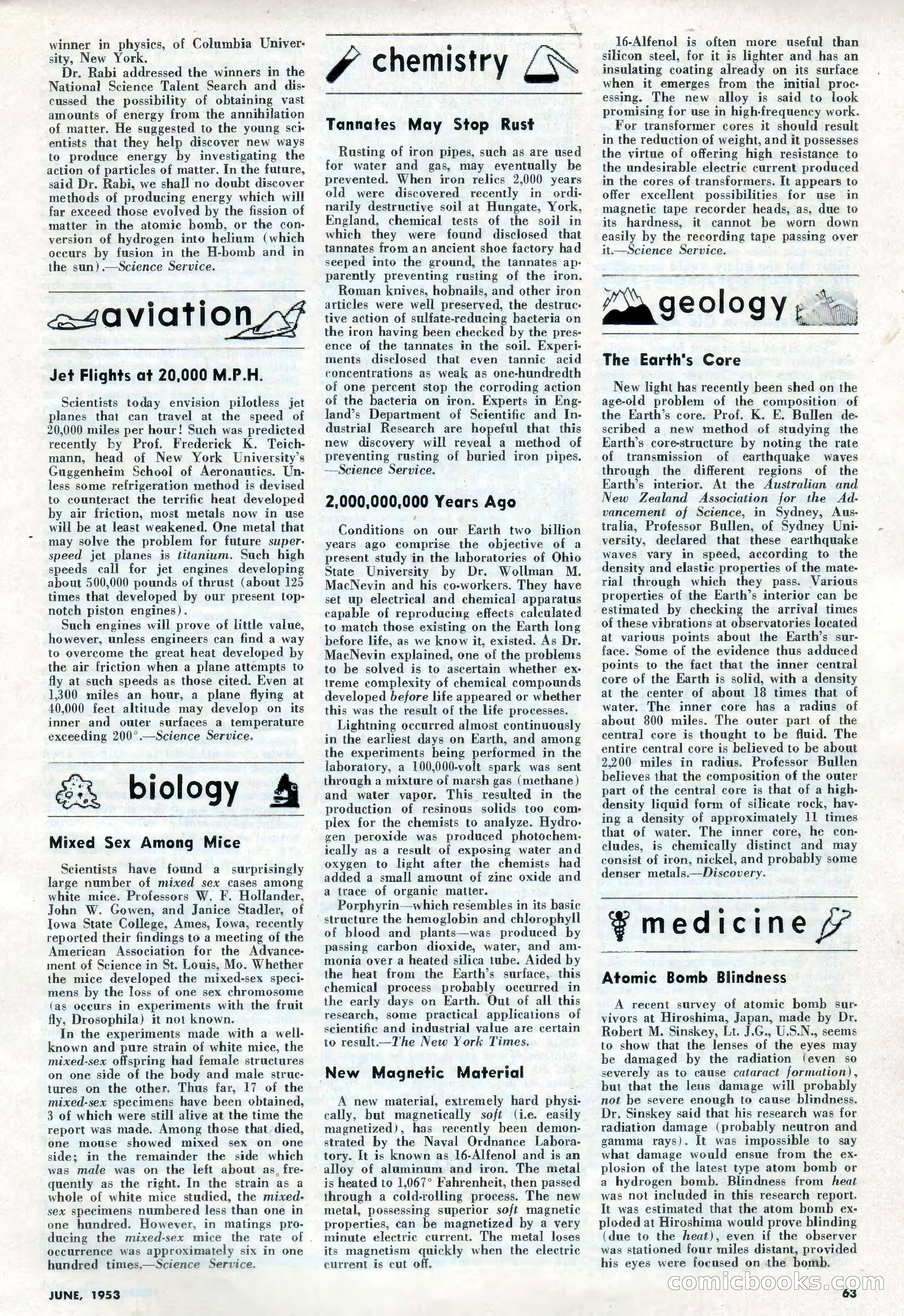 Science Fiction Plus, June 1953 — page 63 of 68