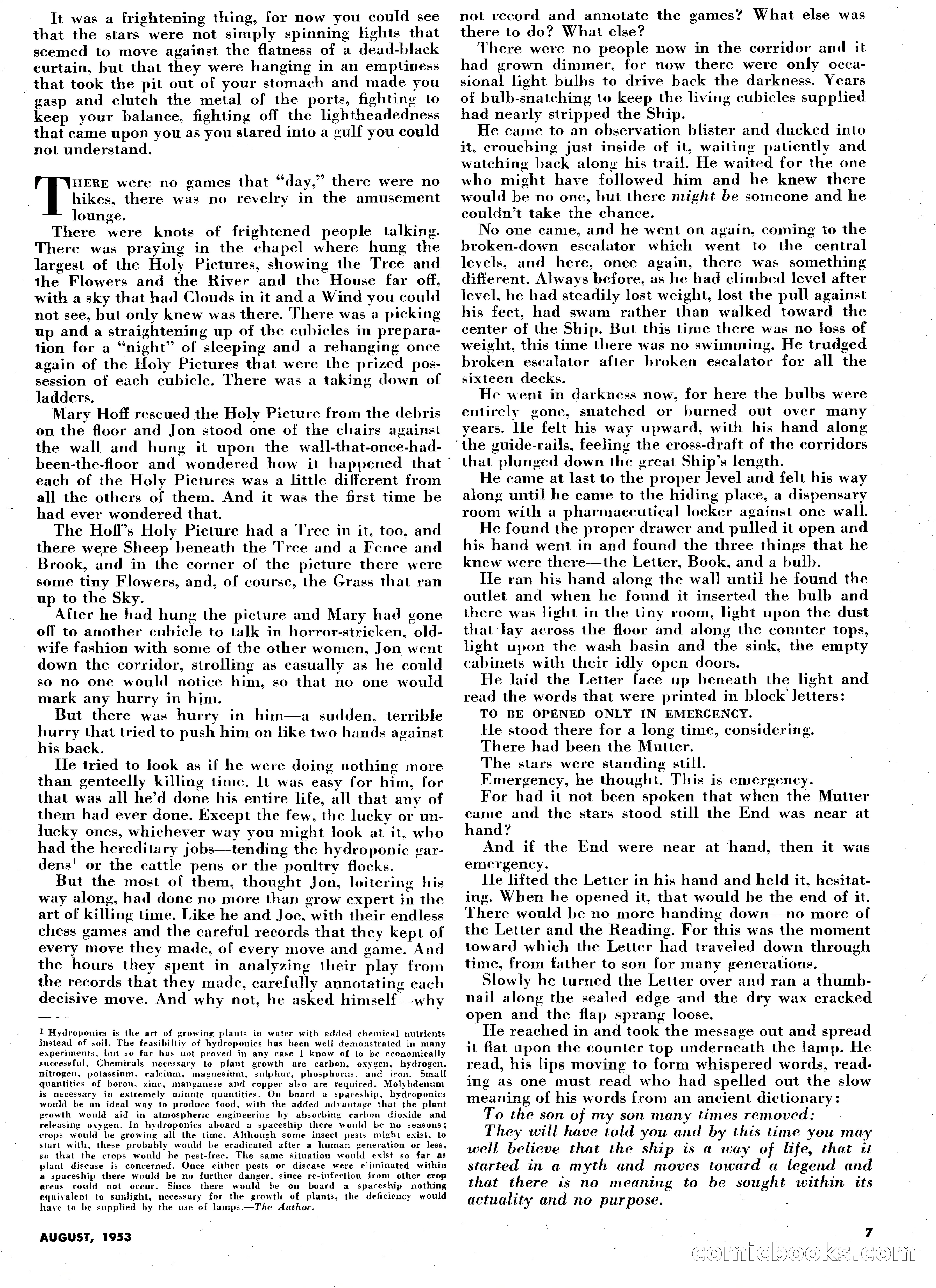 Science Fiction Plus, August 1953 — page 7 of 68