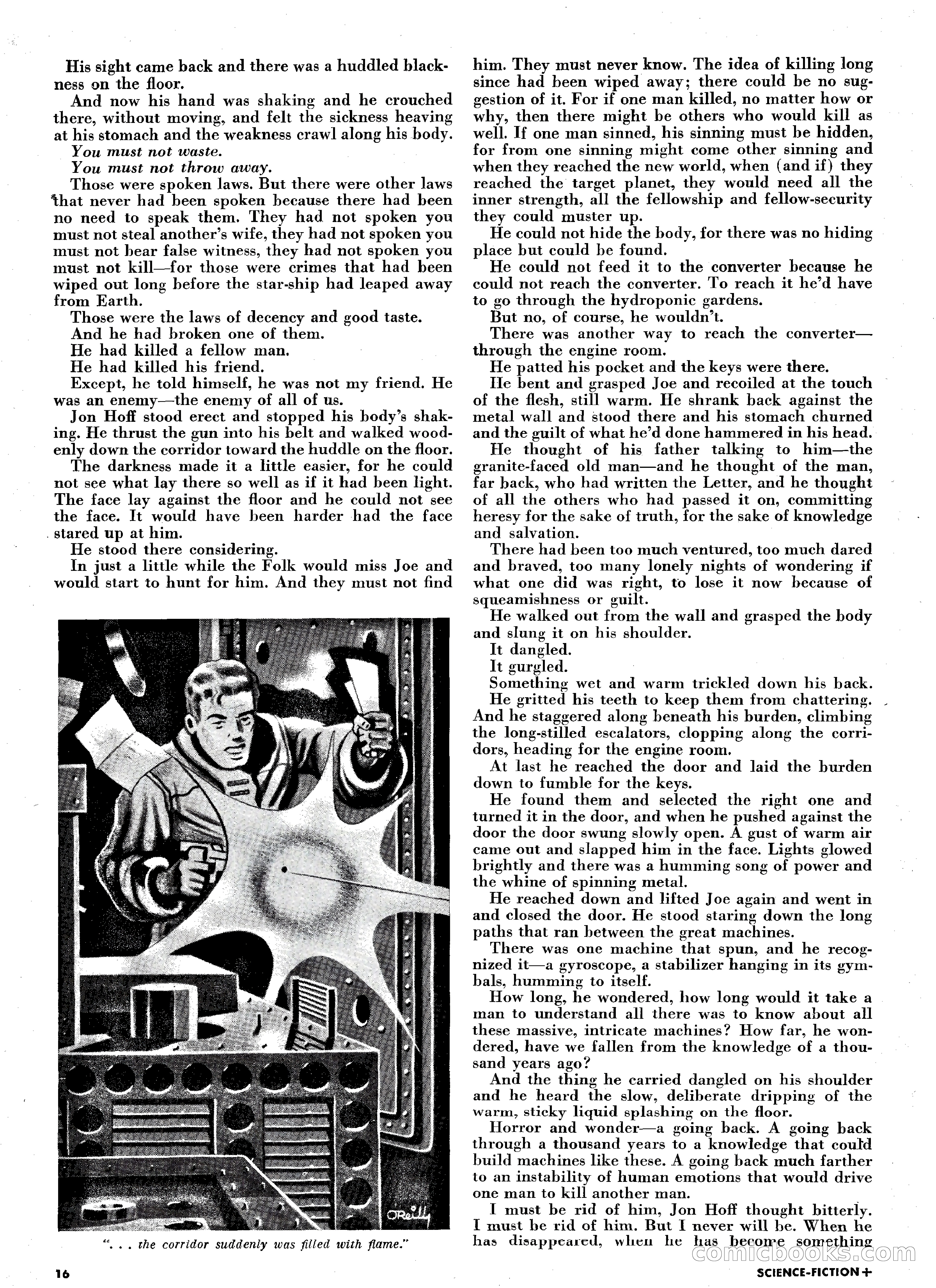 Science Fiction Plus, August 1953 — page 16 of 68