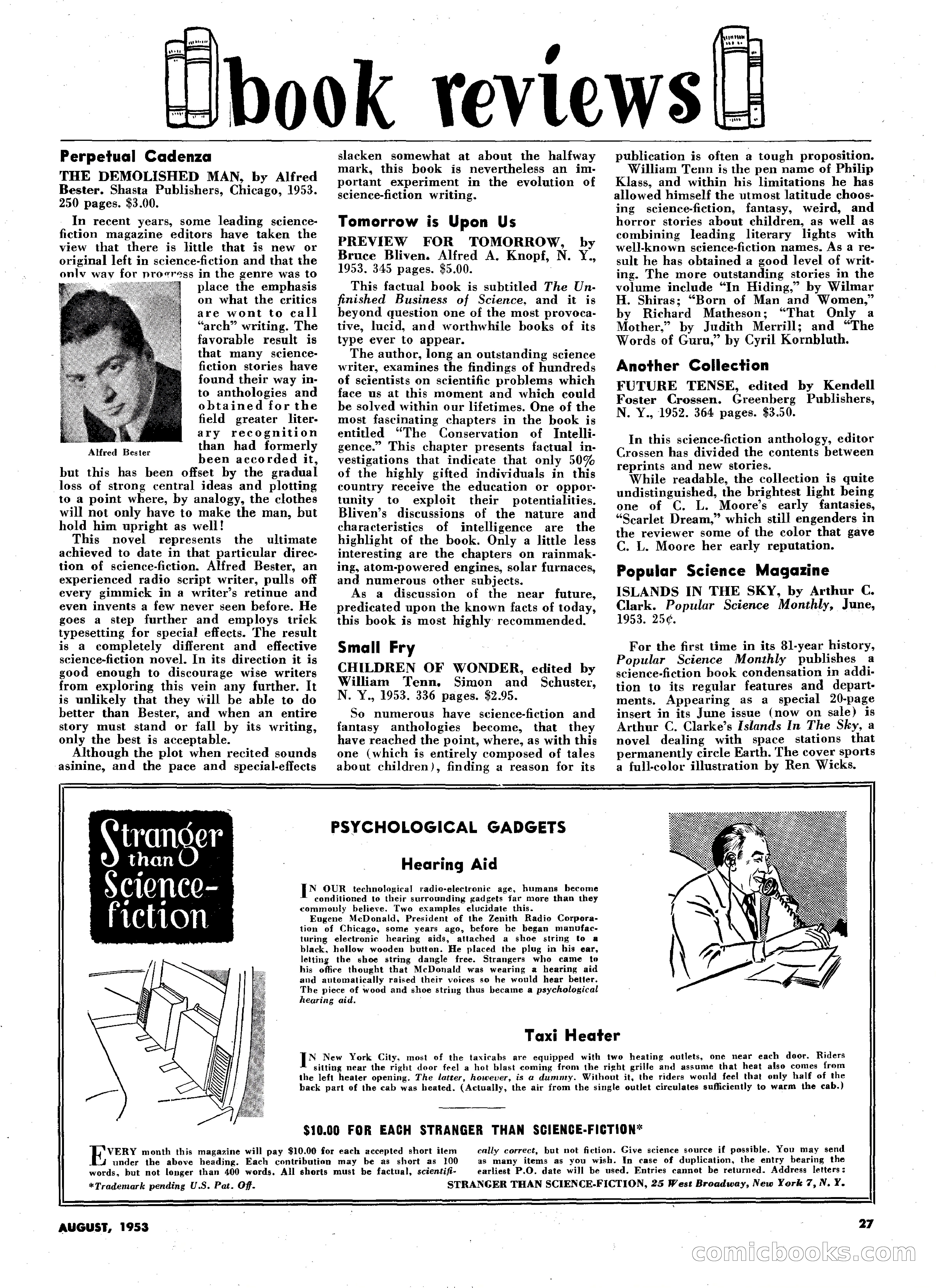 Science Fiction Plus, August 1953 — page 27 of 68