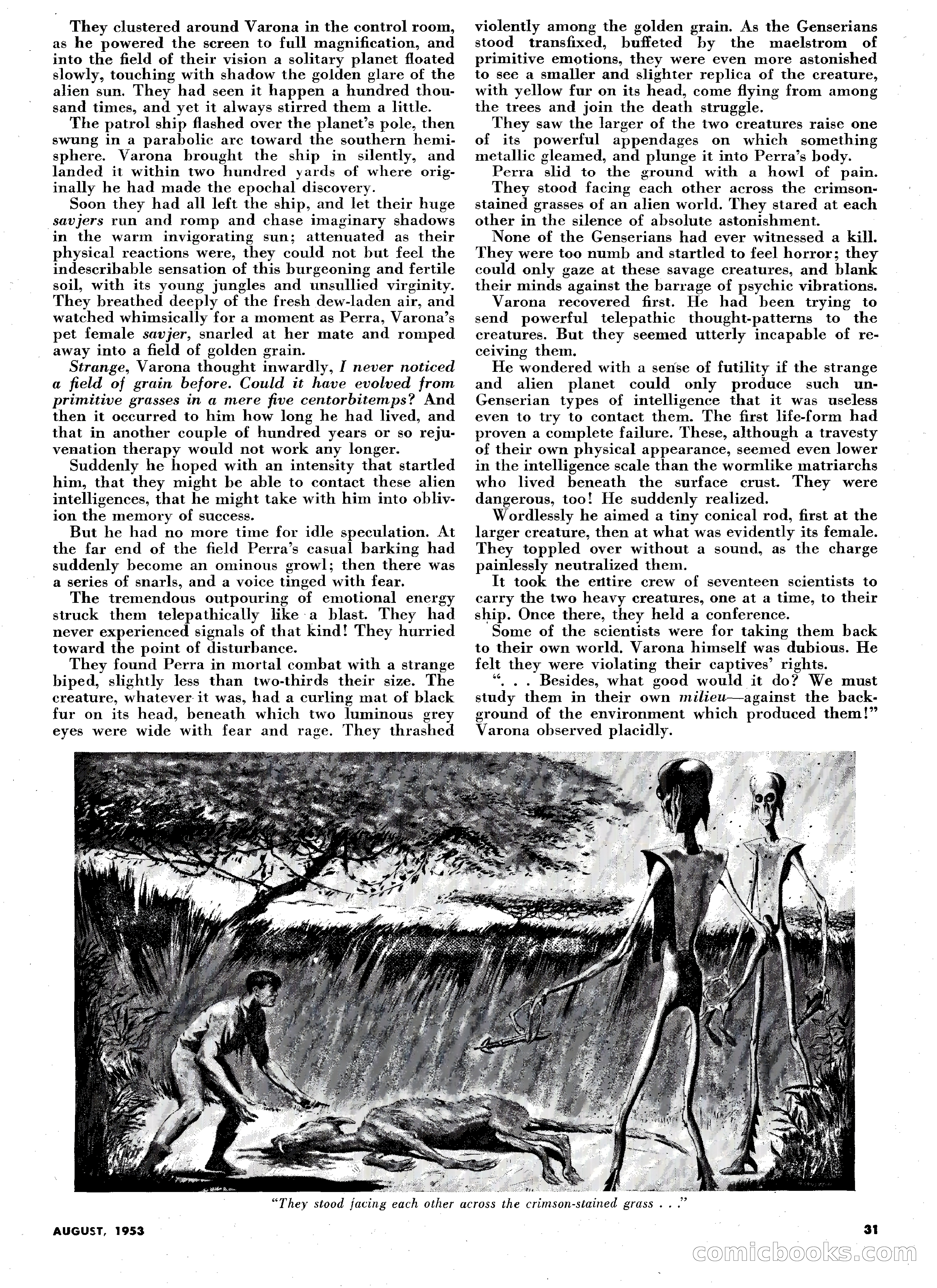 Science Fiction Plus, August 1953 — page 31 of 68