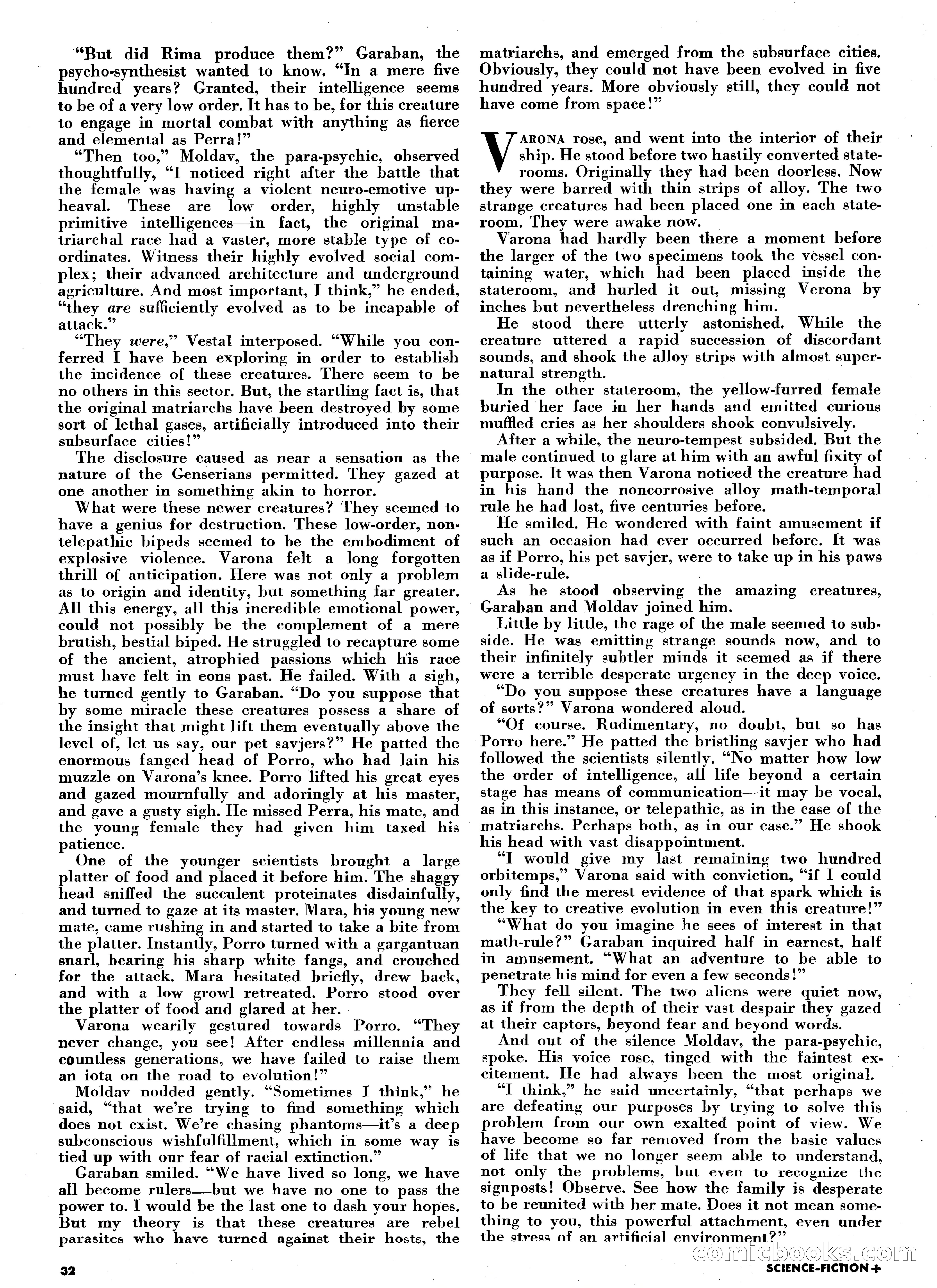 Science Fiction Plus, August 1953 — page 32 of 68