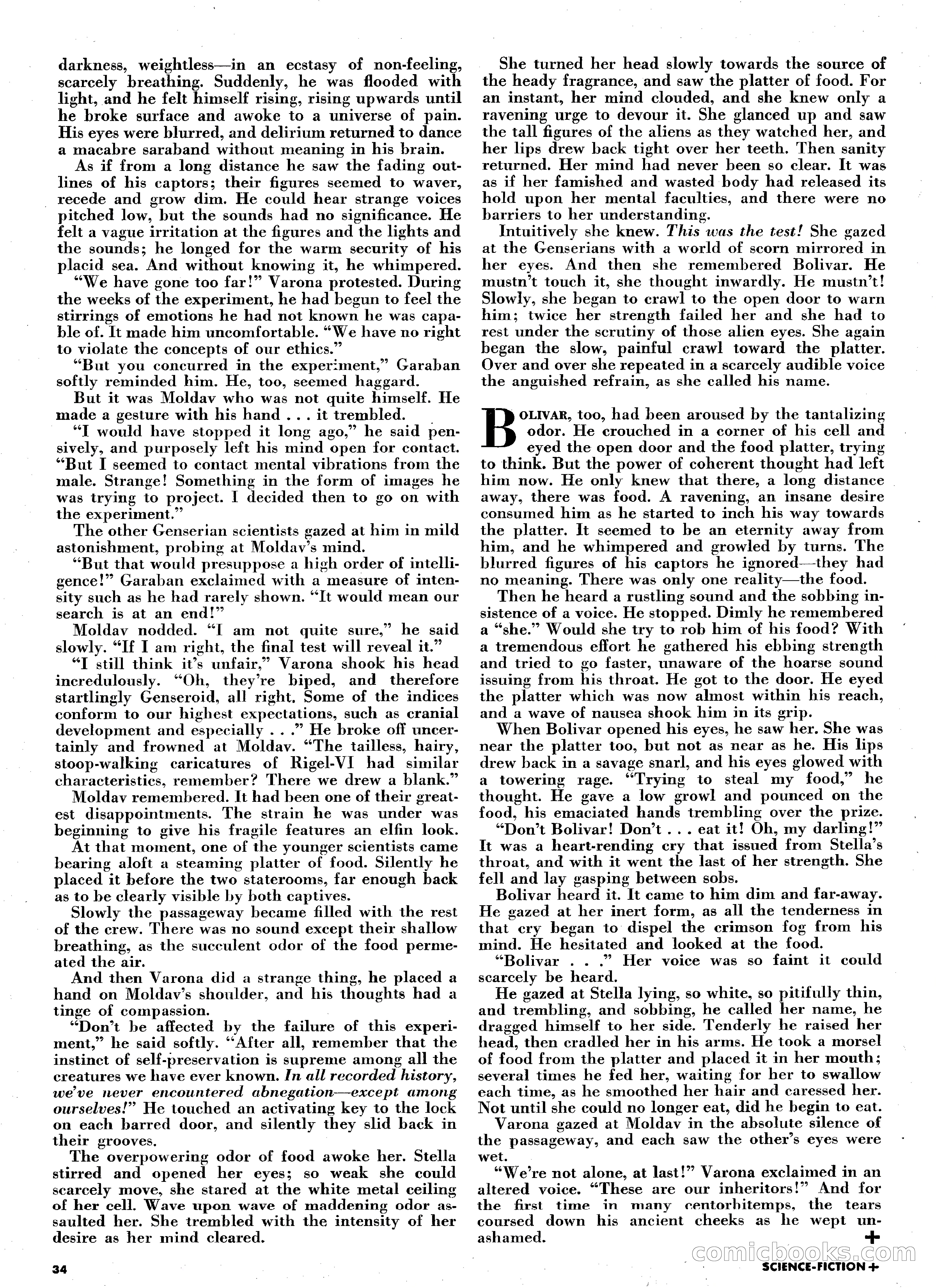Science Fiction Plus, August 1953 — page 34 of 68