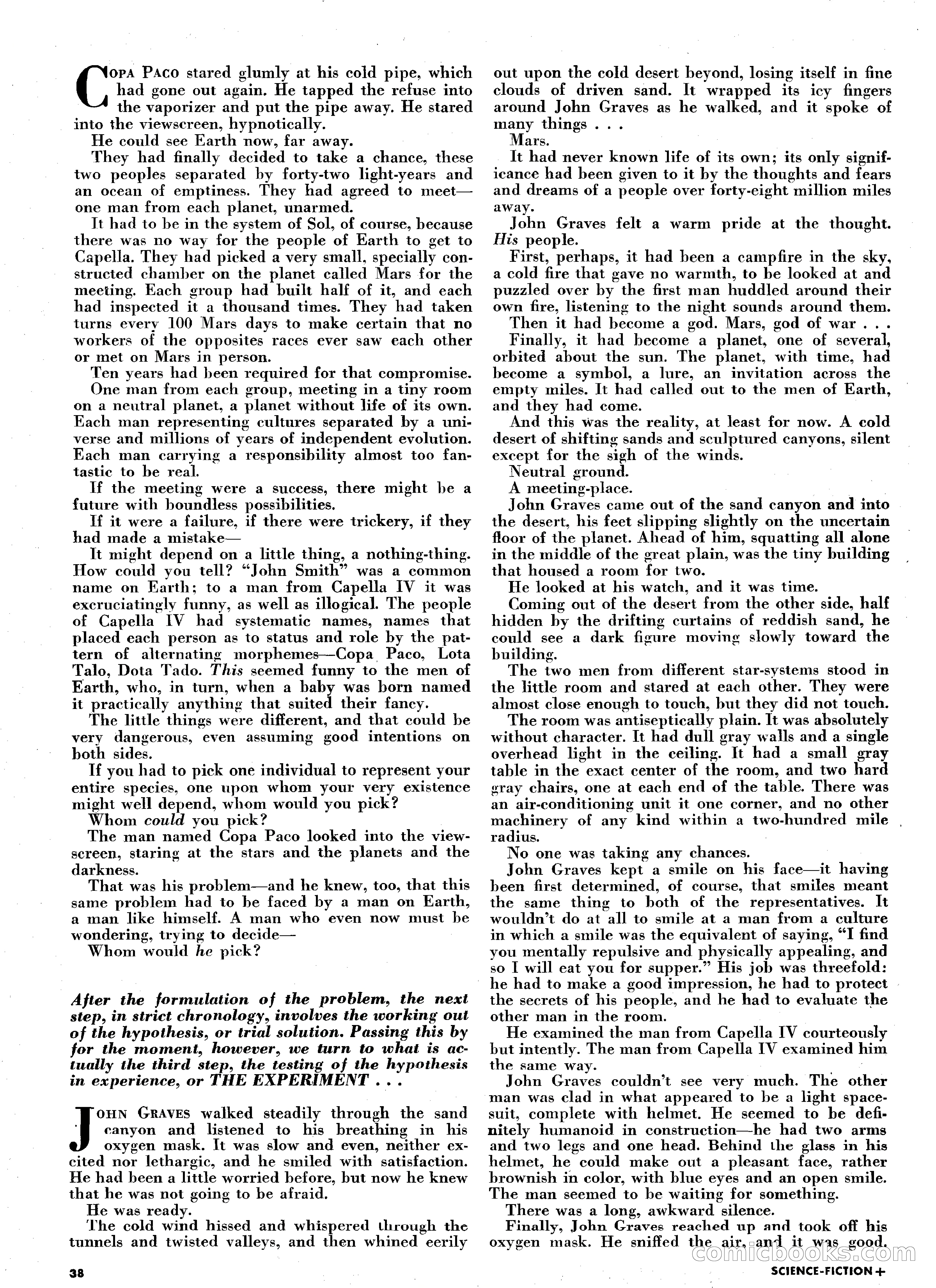 Science Fiction Plus, August 1953 — page 38 of 68