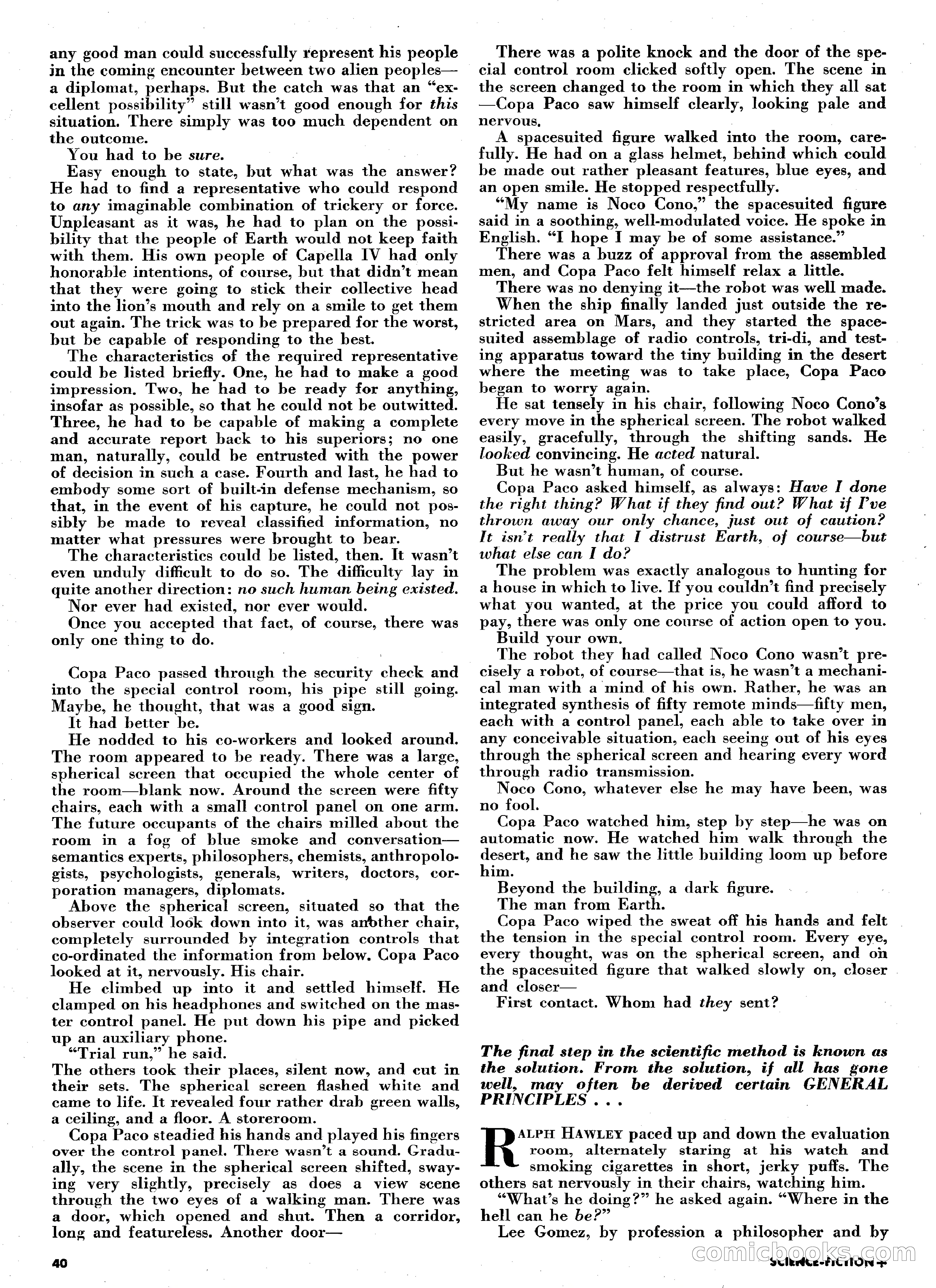 Science Fiction Plus, August 1953 — page 40 of 68