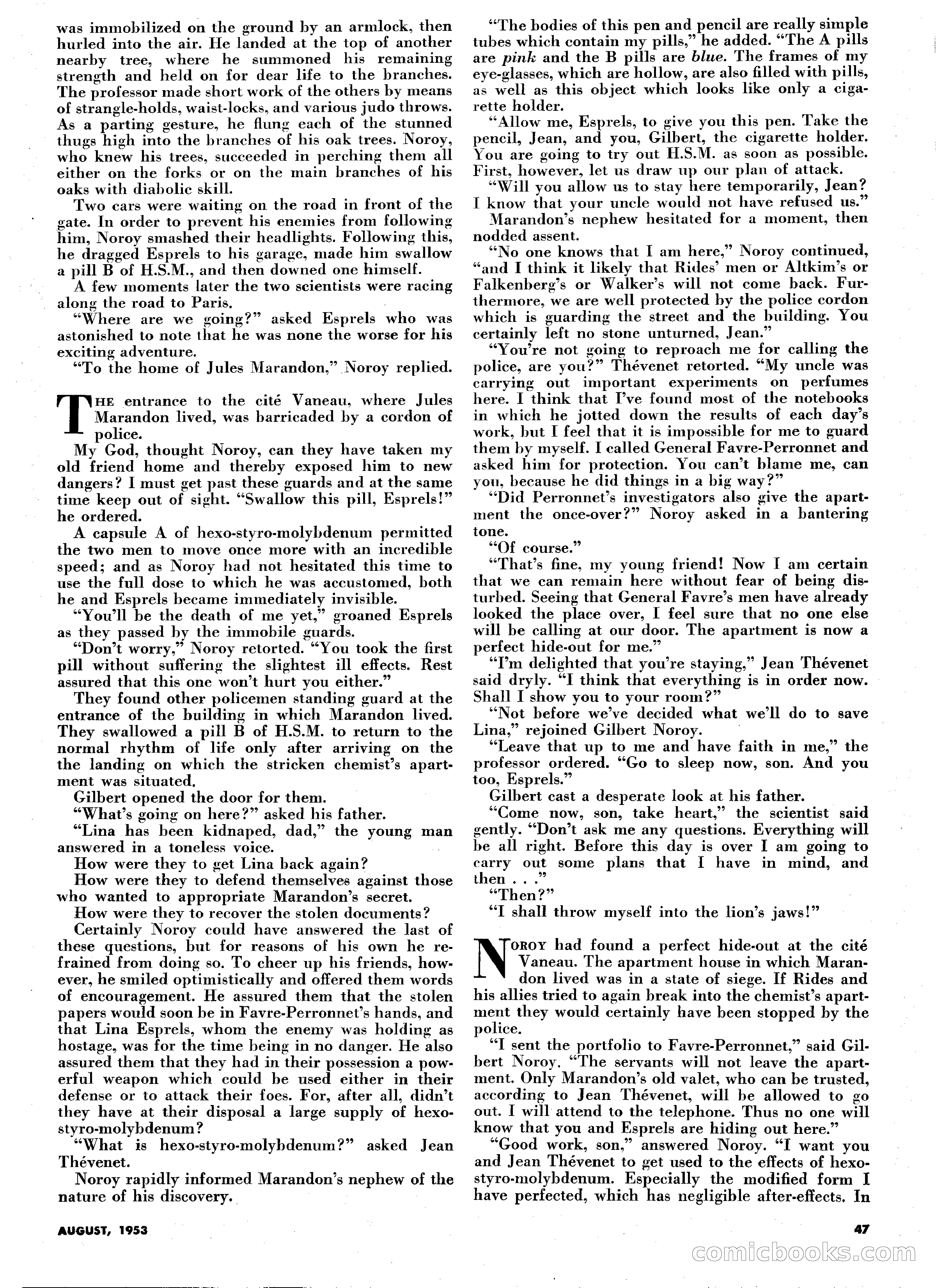 Science Fiction Plus, August 1953 — page 47 of 68