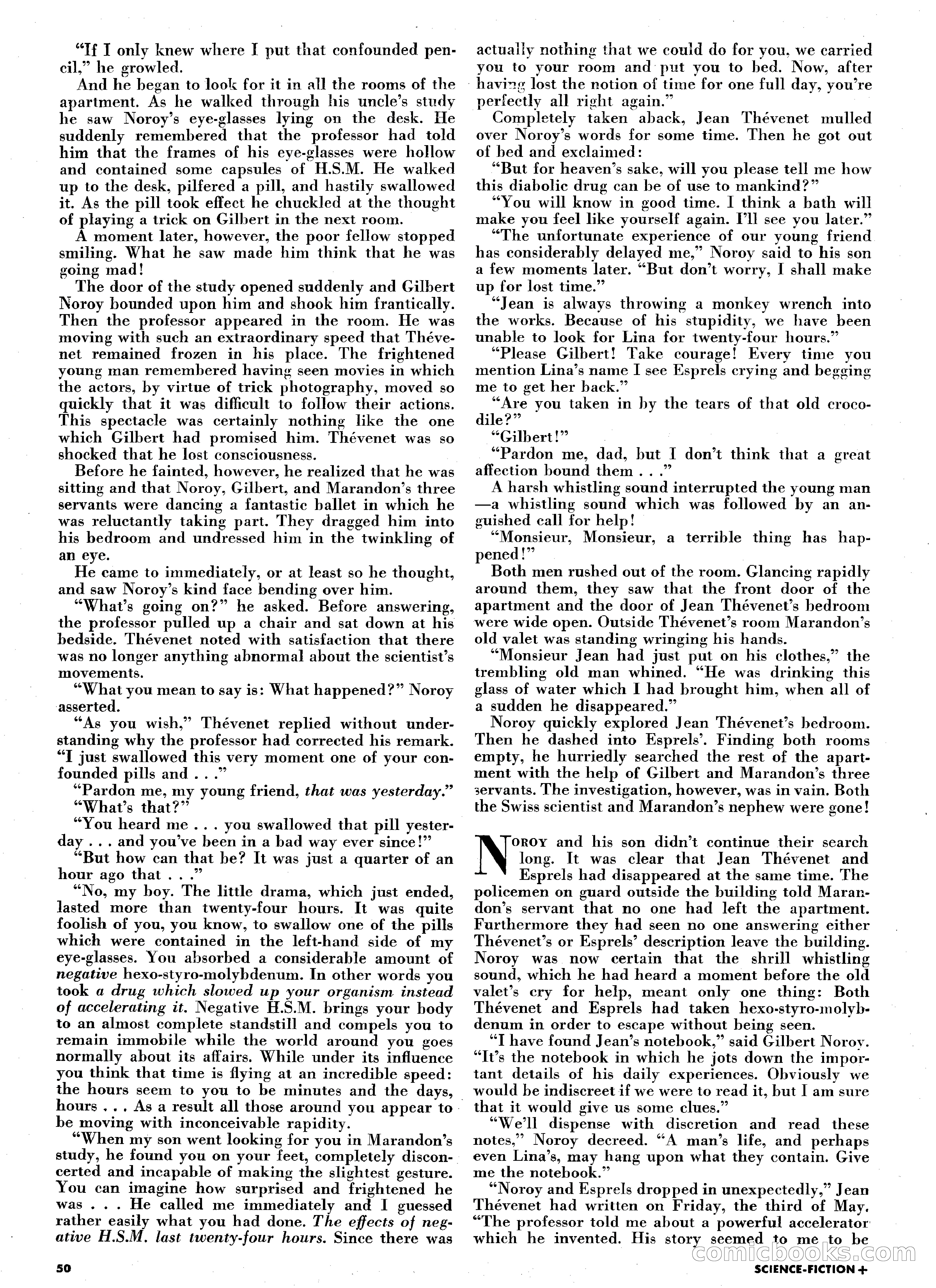 Science Fiction Plus, August 1953 — page 50 of 68