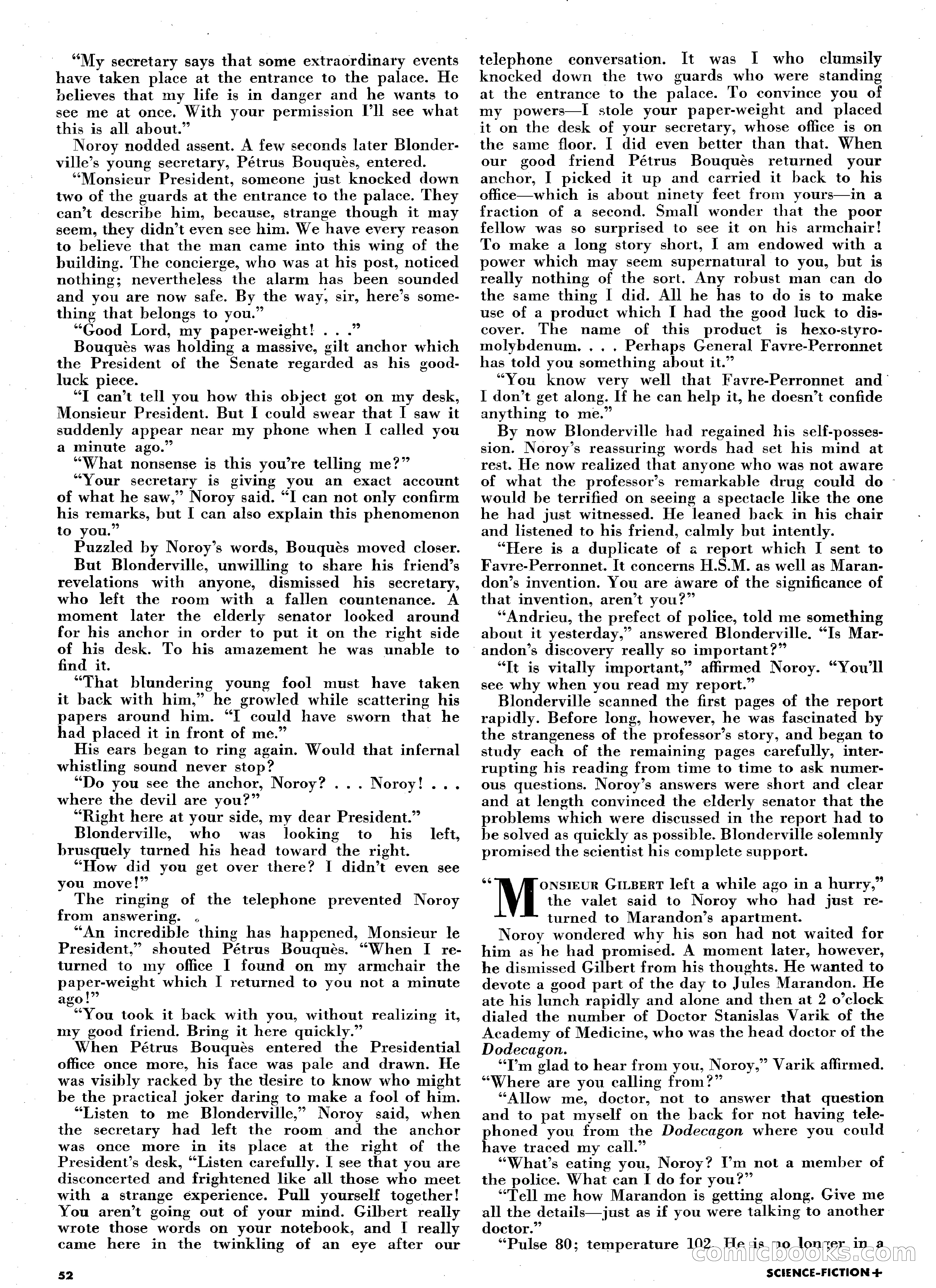 Science Fiction Plus, August 1953 — page 52 of 68